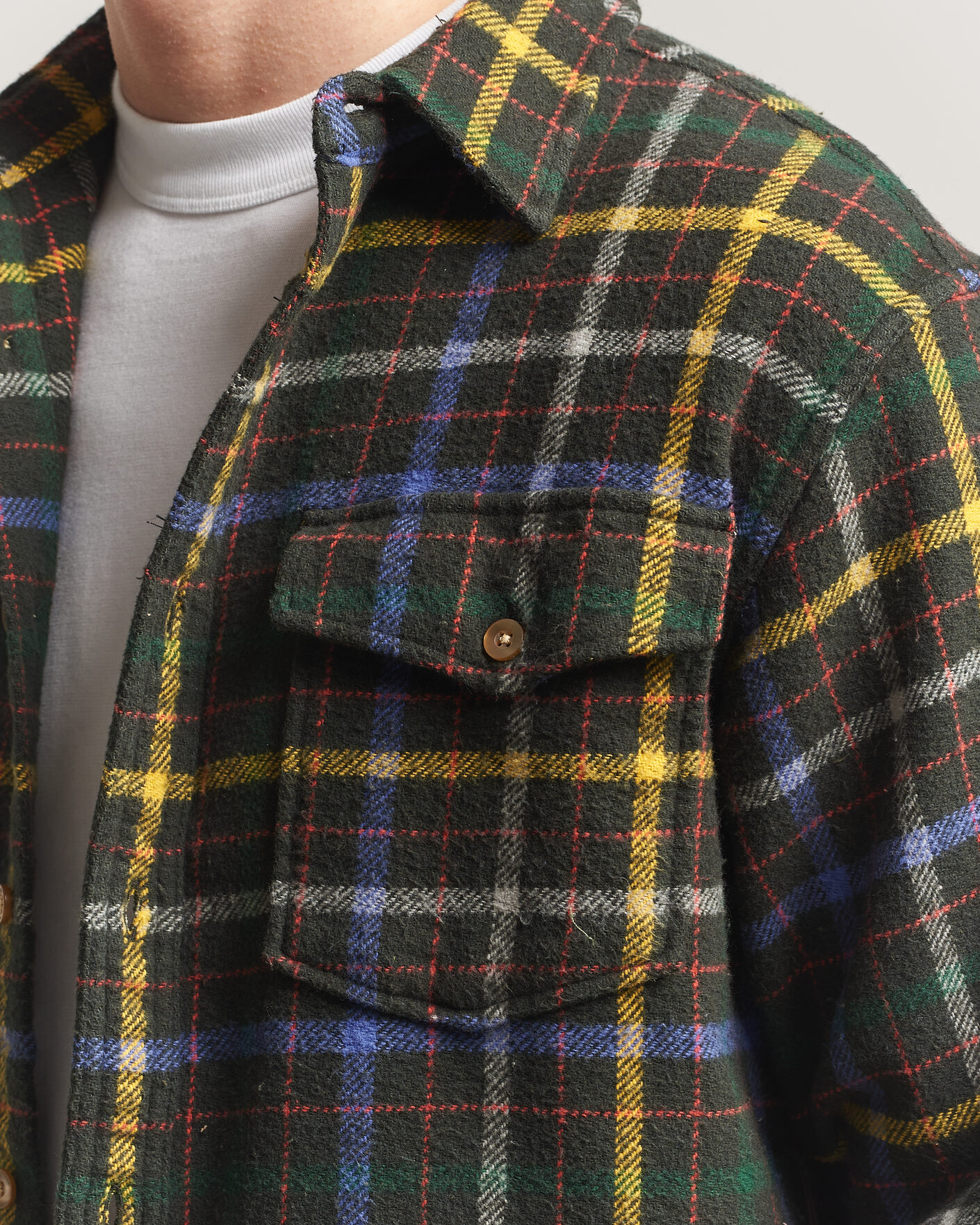 Heren | Overhemden | Pendleton | Big Pocket Shirt Peat