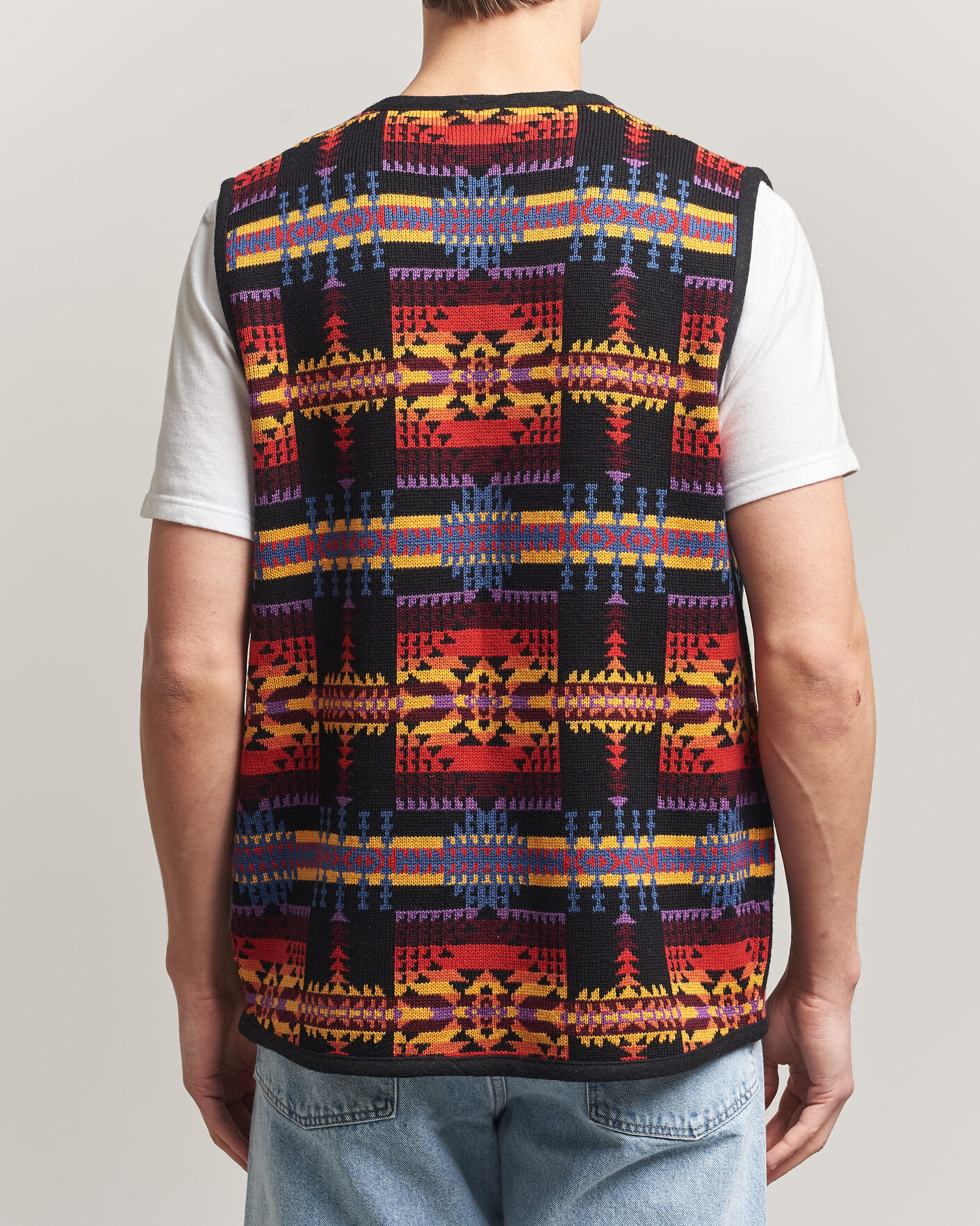 Heren | Truien | Pendleton | Jacquard Vest Black