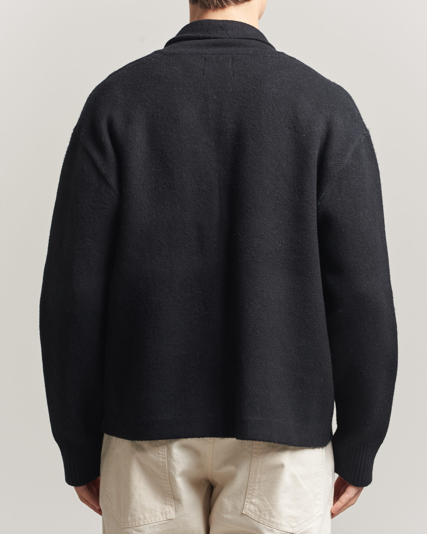 Heren | Truien | Pendleton | Jacquard Motif Zip Cardigan Midnight