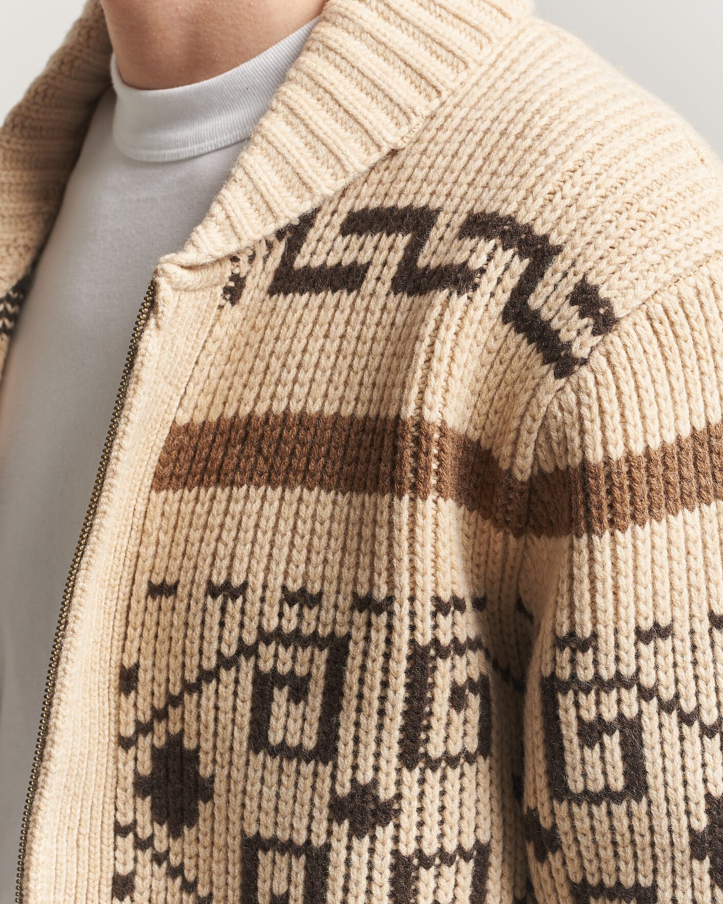 Heren | Truien | Pendleton | Original Westerley Cardigan Tan/Brown