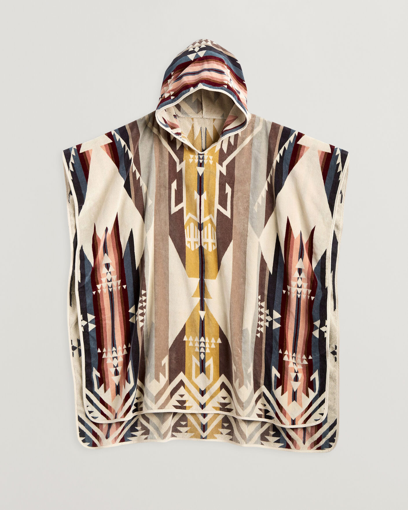 Heren | Pyjama's en gewaden | Pendleton | Jacquard Hooded Towel White Sands Tan