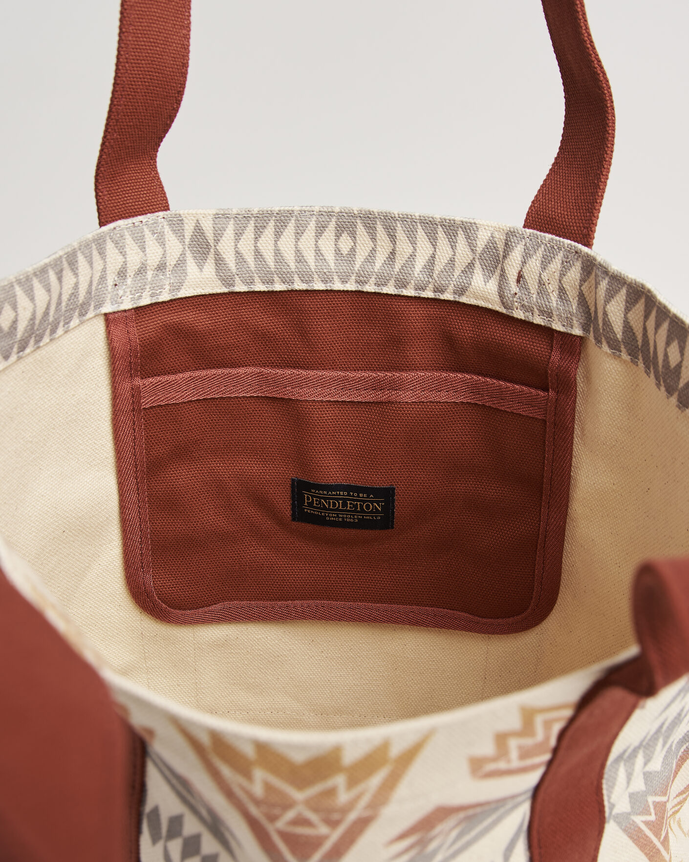 Heren | Tassen | Pendleton | Astoria Canvas Tote Bag Ponderosa Brick