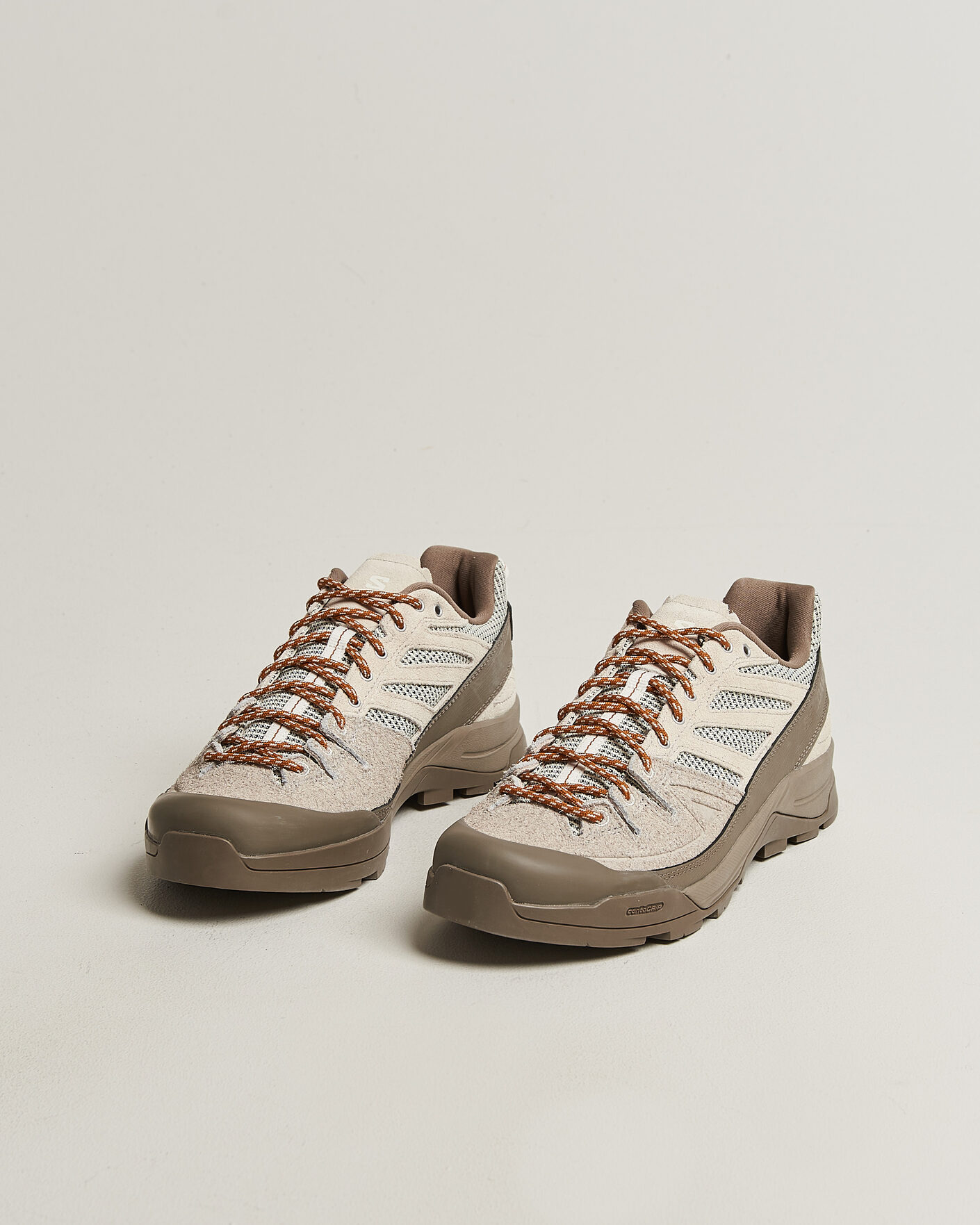 Heren | Trail sneakers | Salomon | X-ALP Woven Sneakers Walnut/Silver Cloud