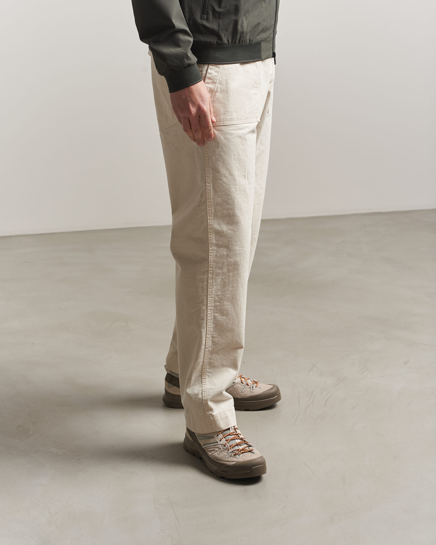 Heren | Trail sneakers | Salomon | X-ALP Woven Sneakers Walnut/Silver Cloud