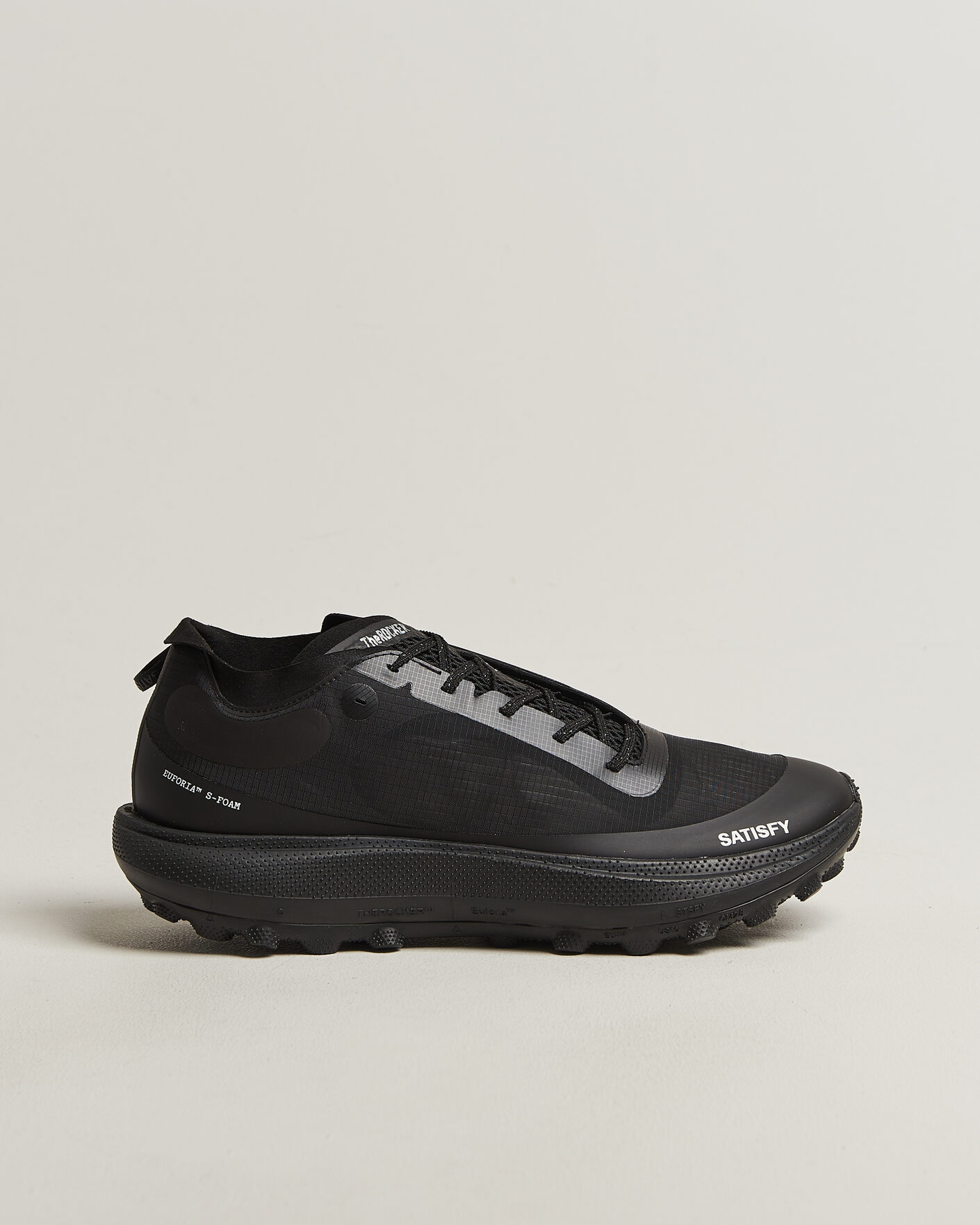 Heren | Hardloopschoenen | Satisfy | The Rocker Trail Shoes Jet Black