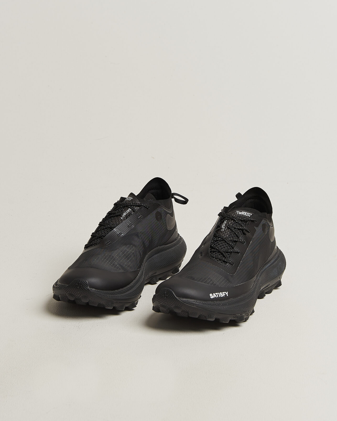 Heren | Hardloopschoenen | Satisfy | The Rocker Trail Shoes Jet Black
