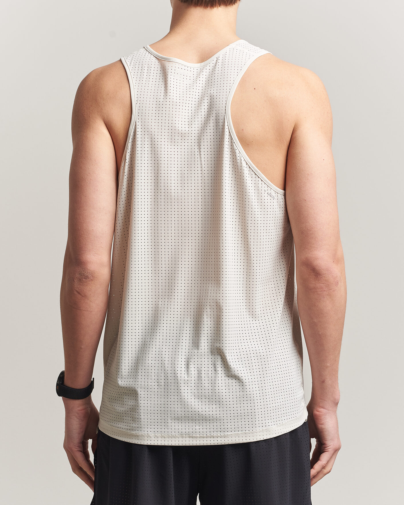 Heren | T-shirts | Satisfy | Space-O Singlet Chalk