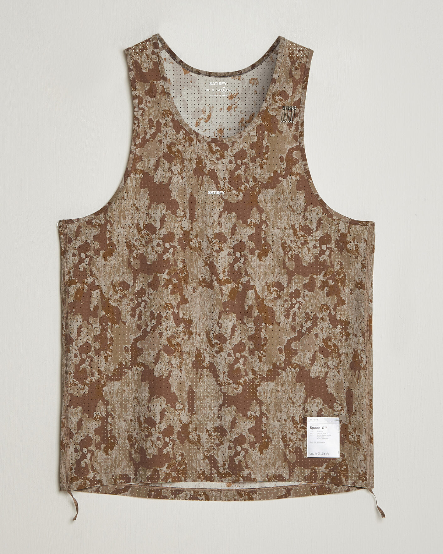 Heren | T-shirts | Satisfy | Space-O Singlet Camo