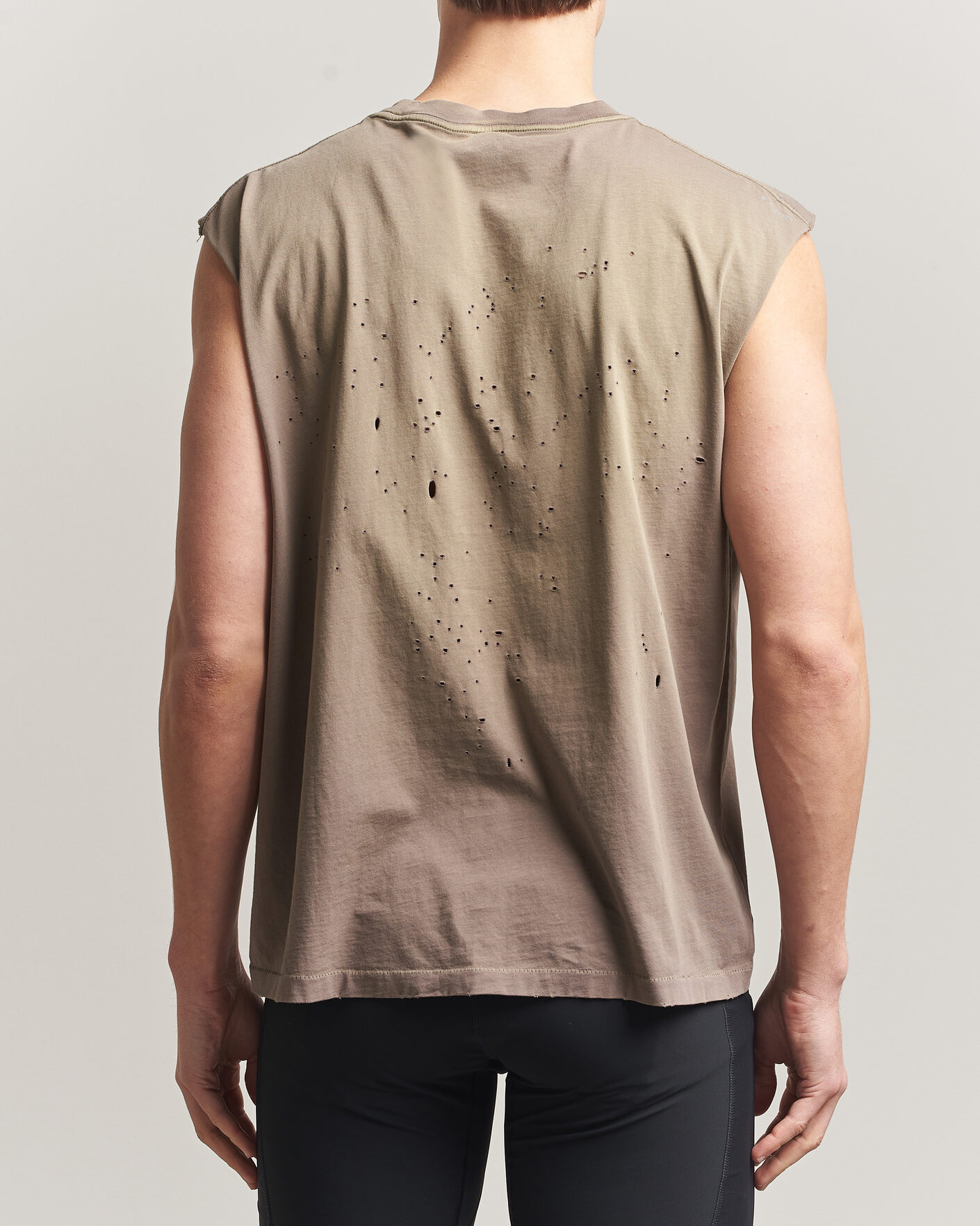 Heren | T-shirts | Satisfy | MothTech Muscle Tee Sun Bleached Falcon