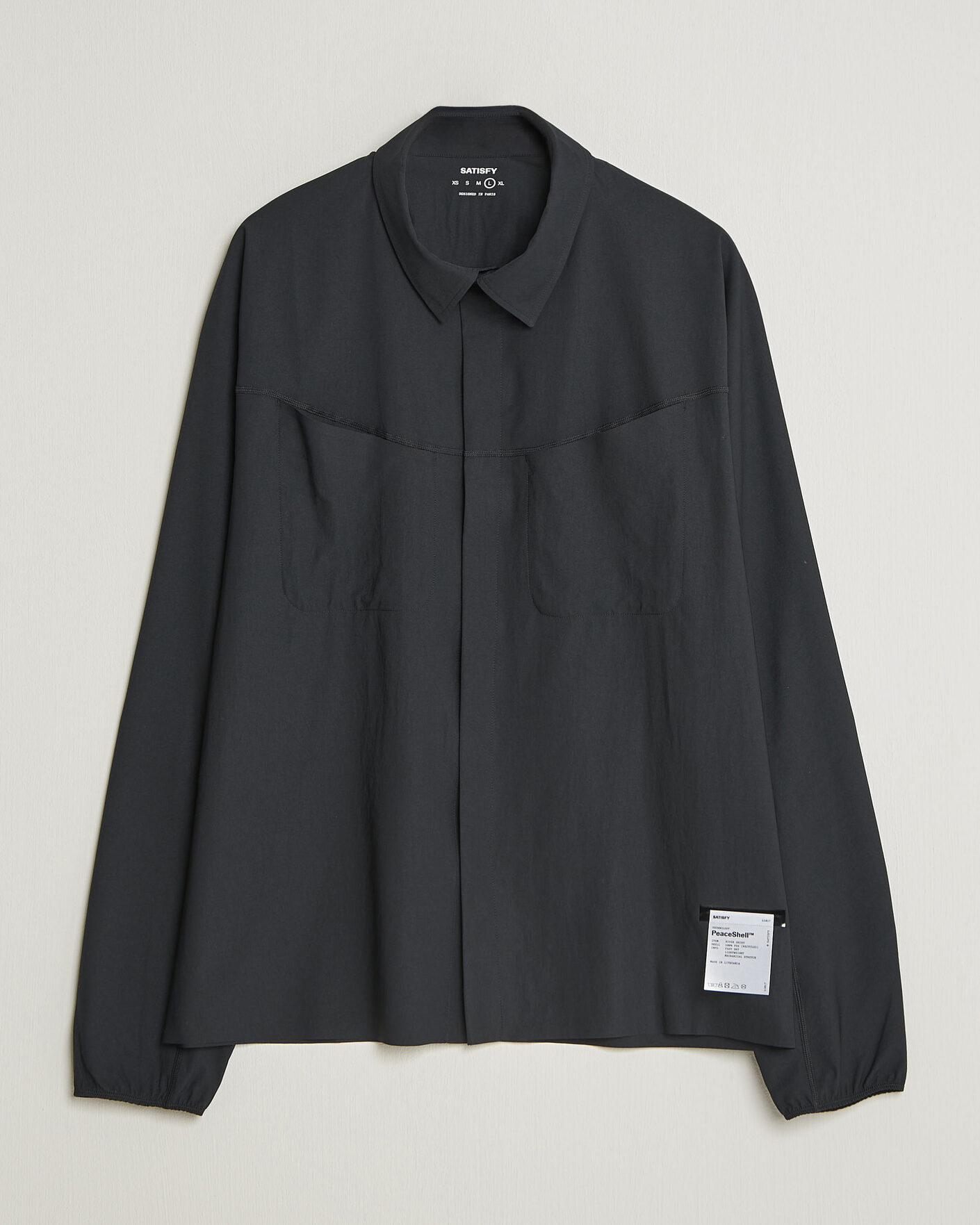 Heren | Overhemden | Satisfy | PeaceShell River Shirt Black