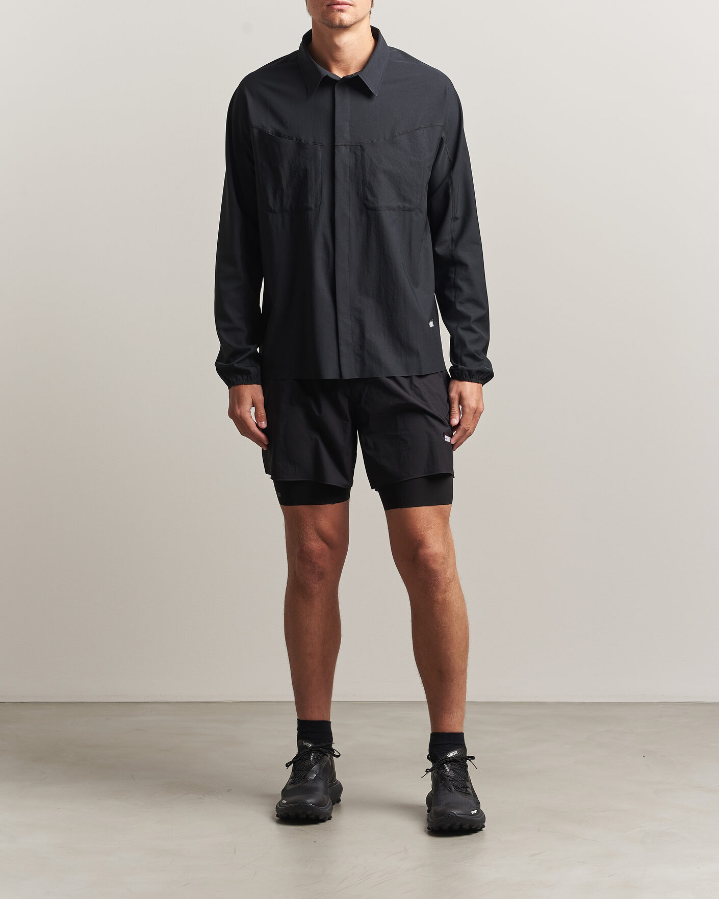 Heren | Overhemden | Satisfy | PeaceShell River Shirt Black