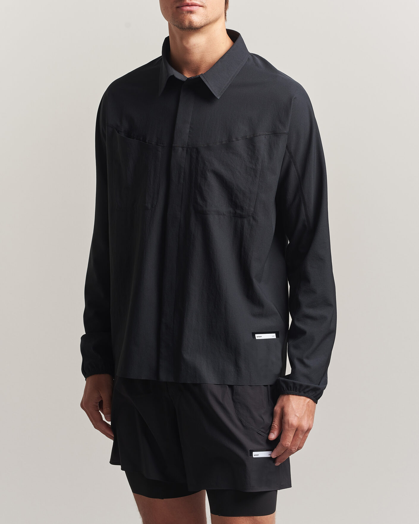 Heren | Overhemden | Satisfy | PeaceShell River Shirt Black