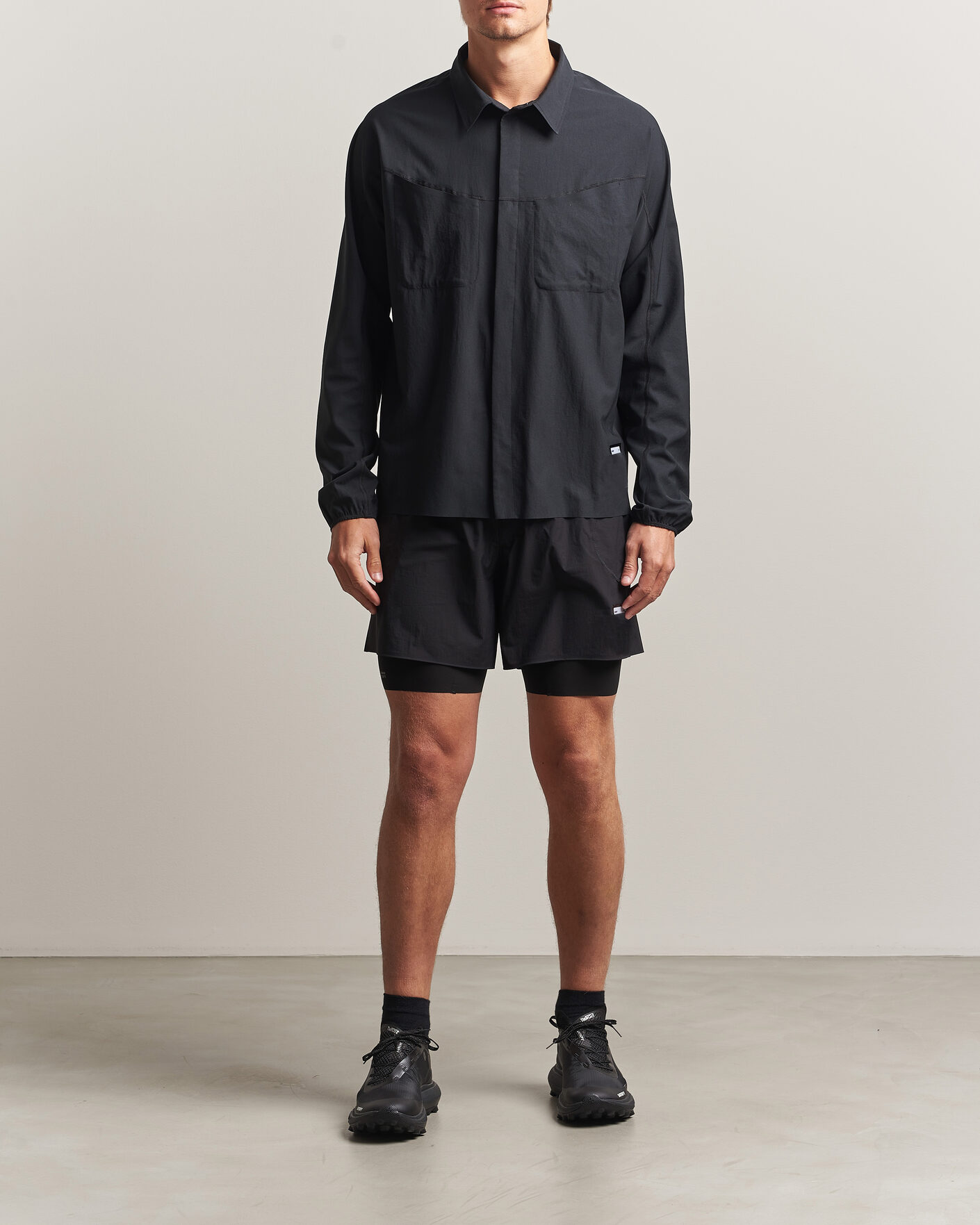 Heren | Korte broek | Satisfy | Rippy Cordura 5 Inch Shorts Black