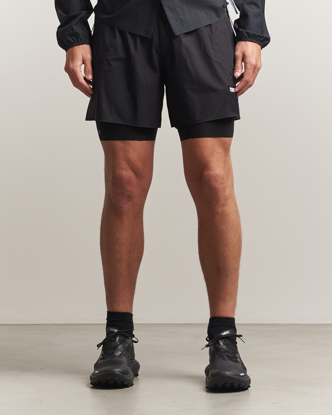 Heren | Korte broek | Satisfy | Rippy Cordura 5 Inch Shorts Black