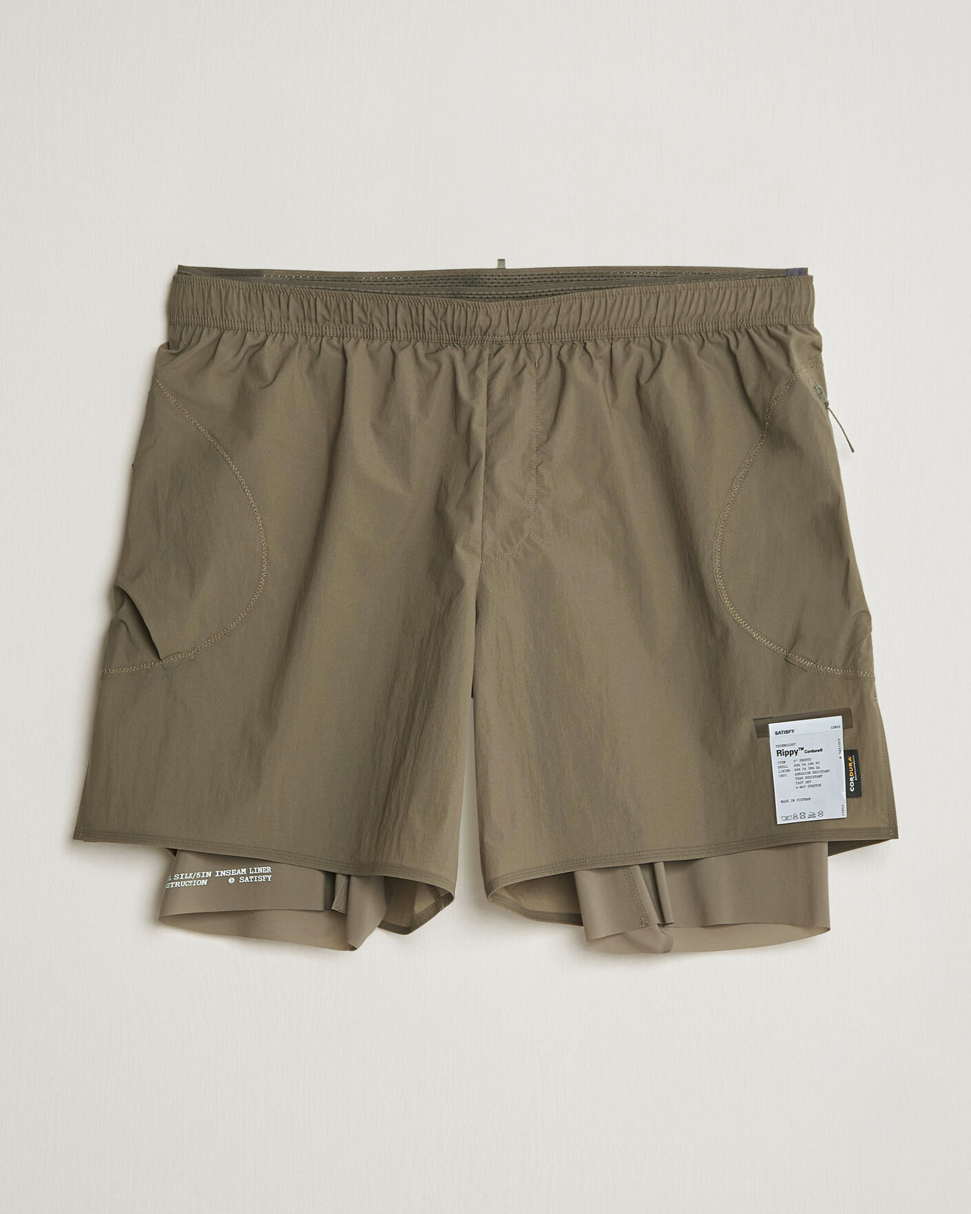 Heren | Korte broek | Satisfy | Rippy Cordura 5 Inch Shorts Morel