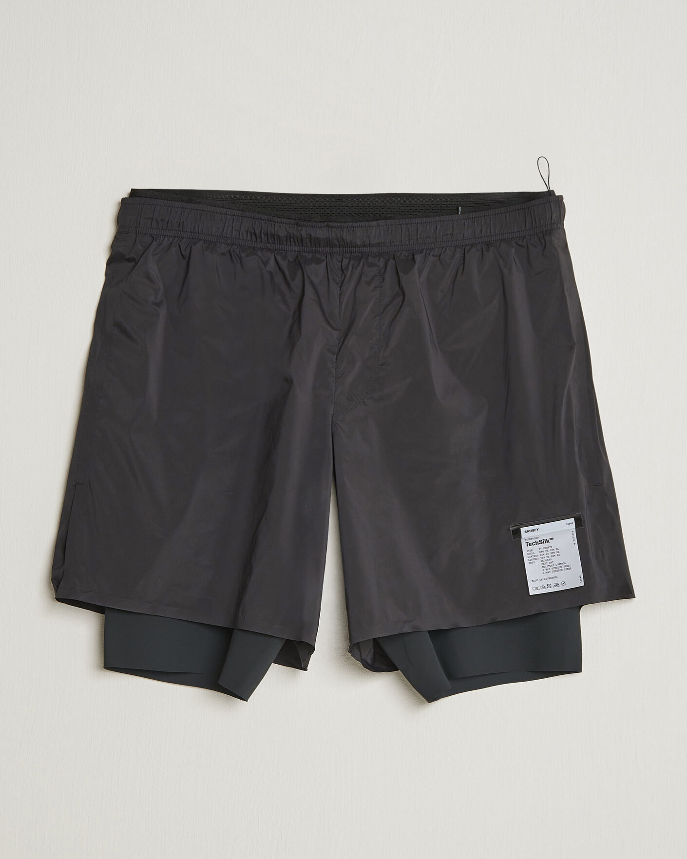 Heren | Korte broek | Satisfy | TechSilk 8 Inch Shorts Black