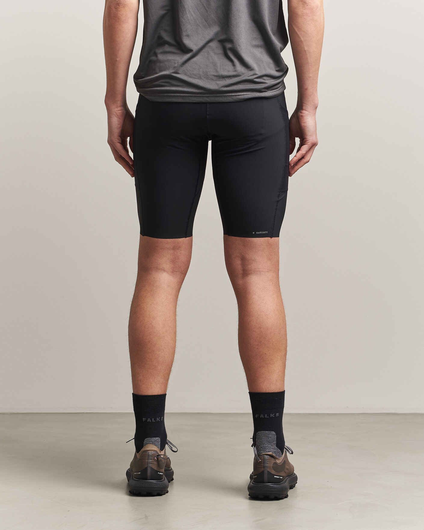 Heren | Korte broek | Satisfy | TechSilk Evo 9 Half Tight Black