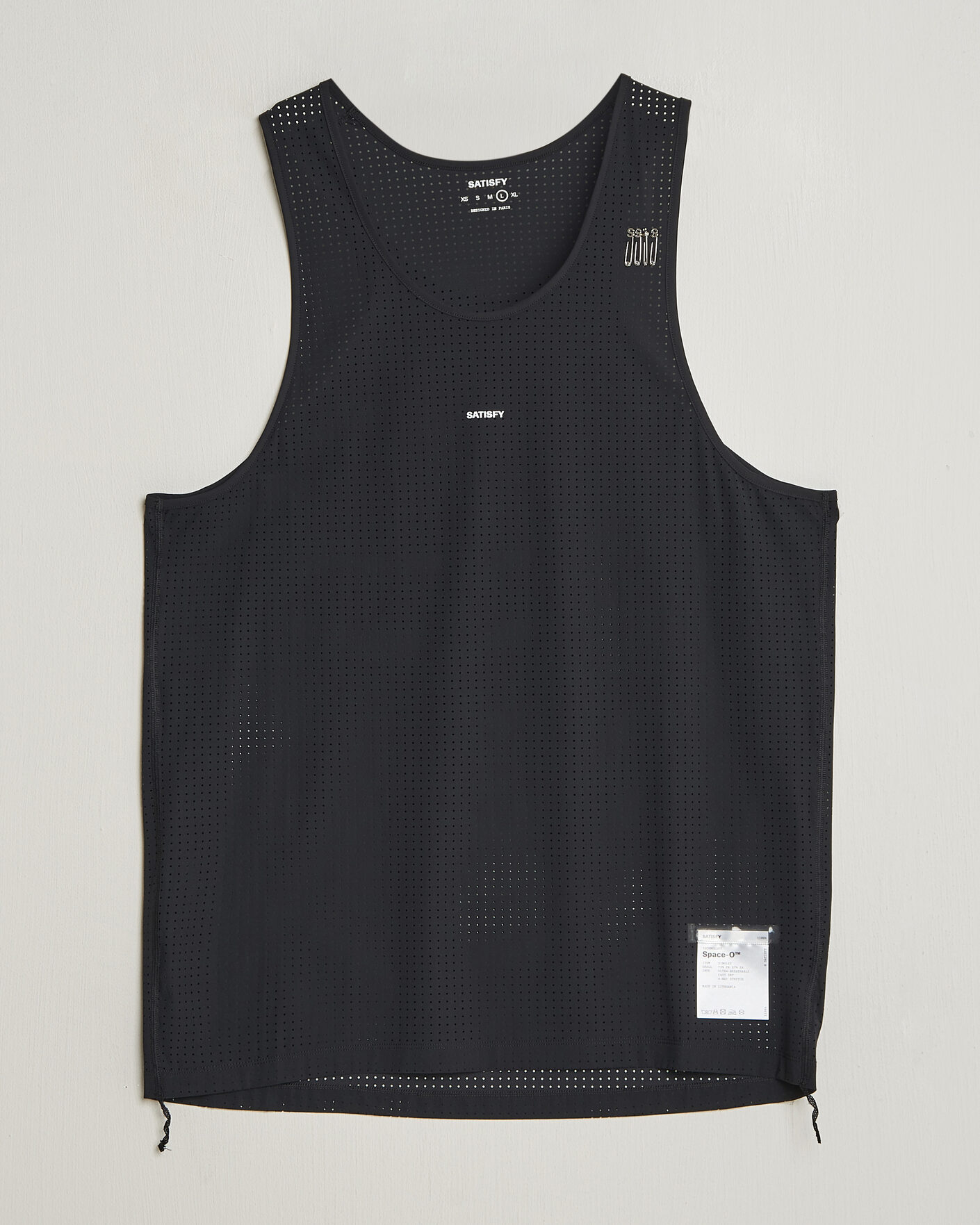 Heren | T-shirts | Satisfy | Space-O Singlet Black