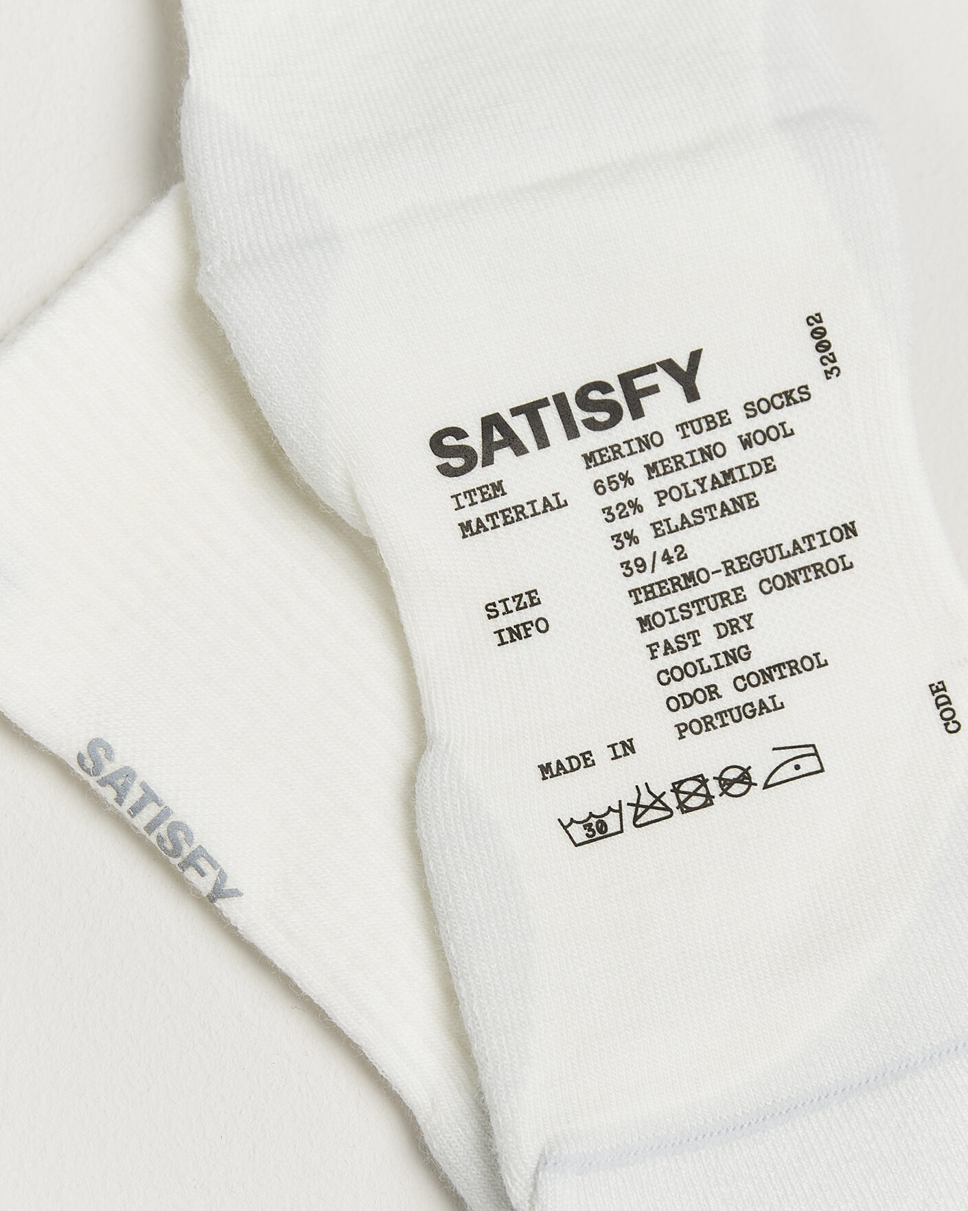 Heren | Ondergoed | Satisfy | Merino Tube Socks White