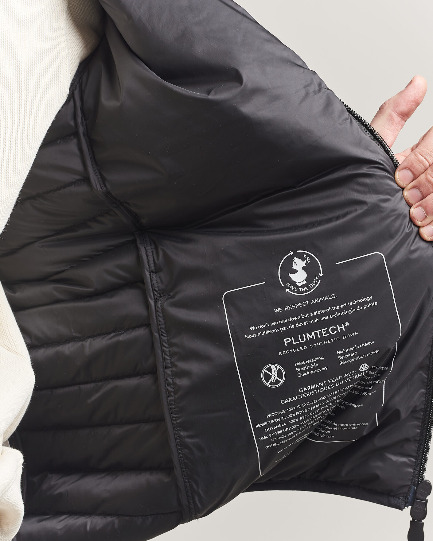 Heren | Jassen | Save The Duck | Cole Lightweight Padded Jacket  Black