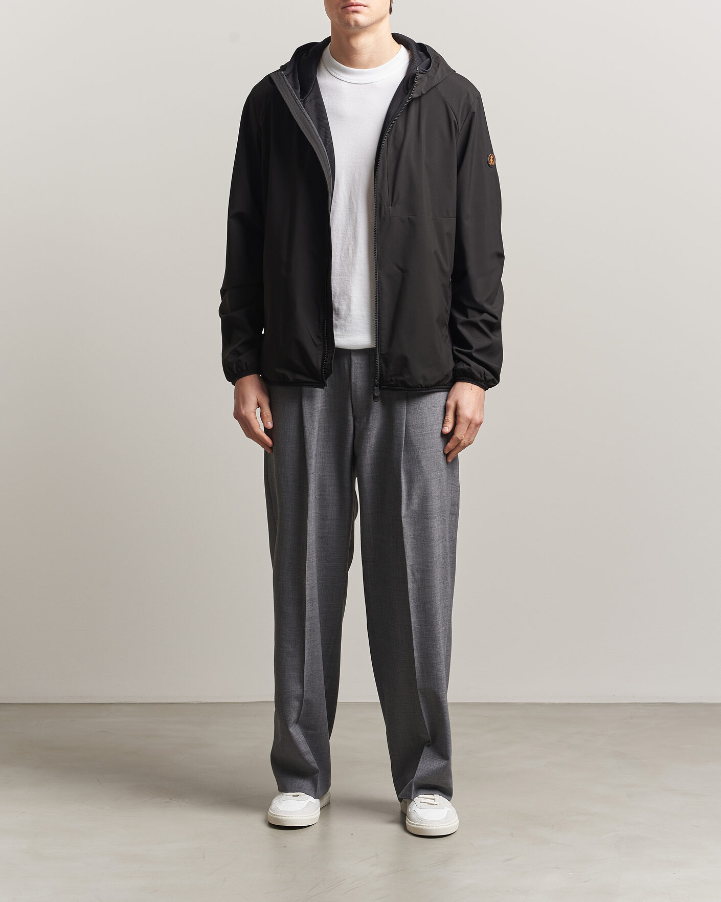 Heren | Jassen | Save The Duck | Pier Wind/Water Resistant Hood Jacket Black