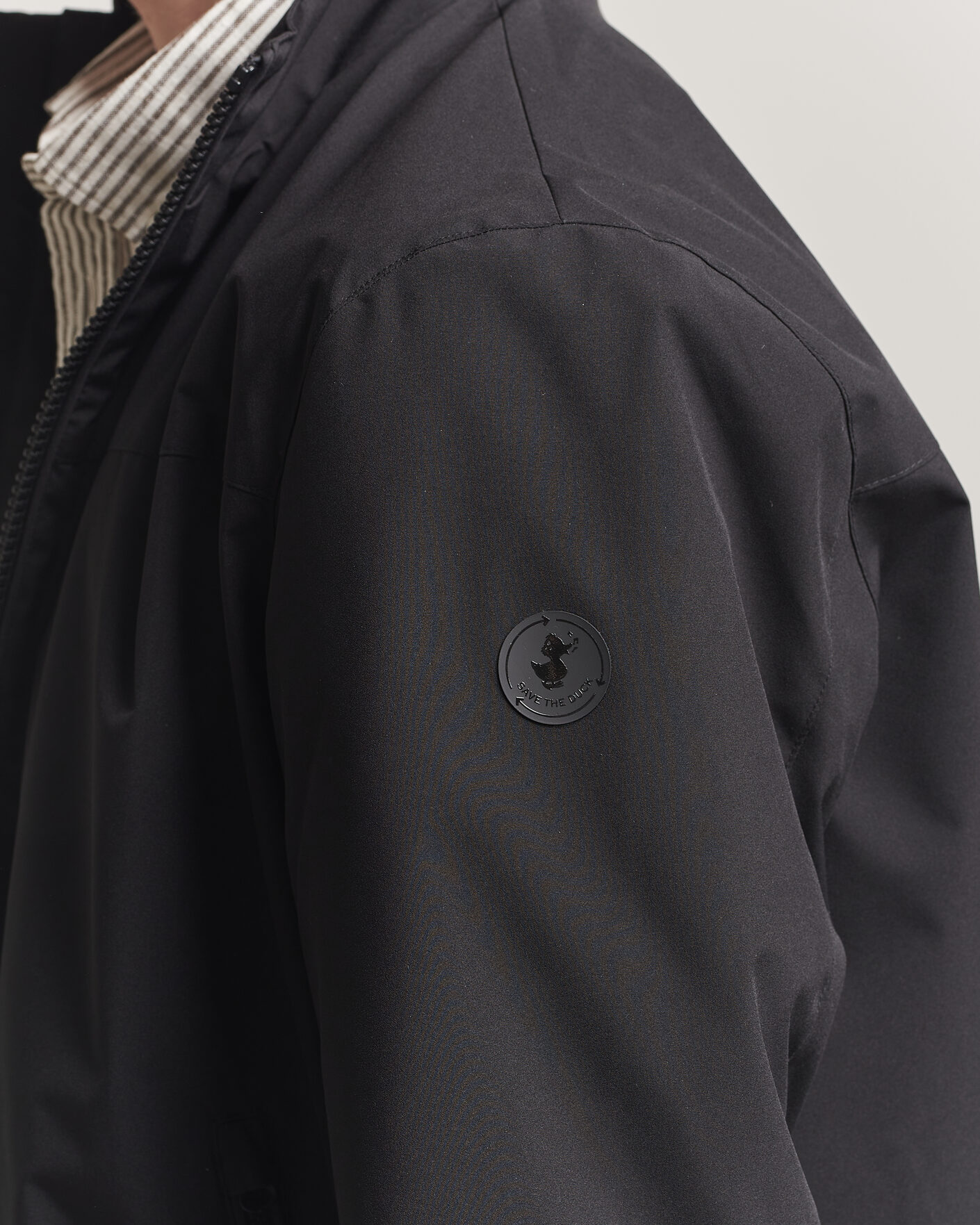 Heren | Jassen | Save The Duck | Finlay Nylon Harrington Jacket Black