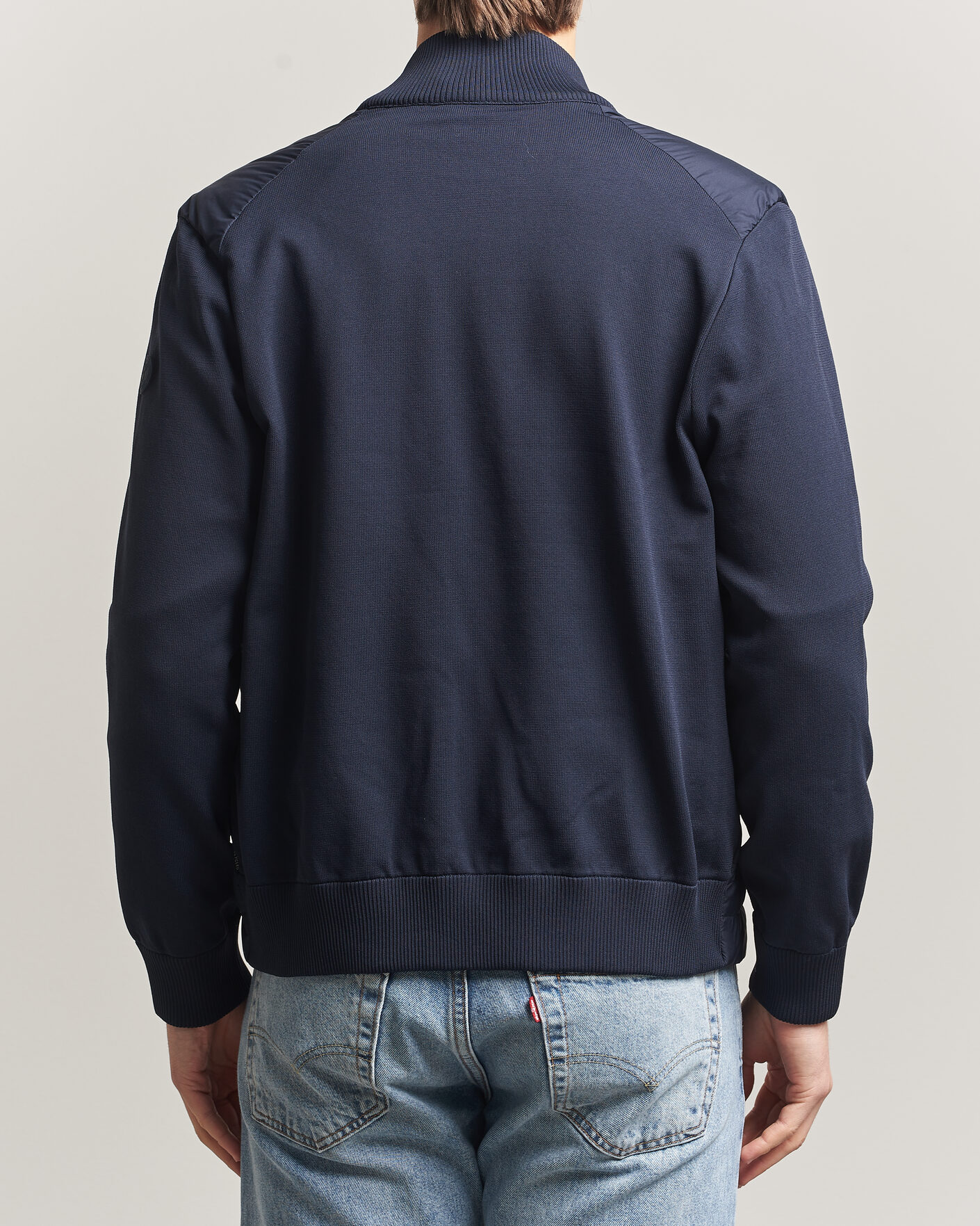 Heren | Jassen | Save The Duck | Sedum Lightweight Padded Hybrid Jacket Navy Blue