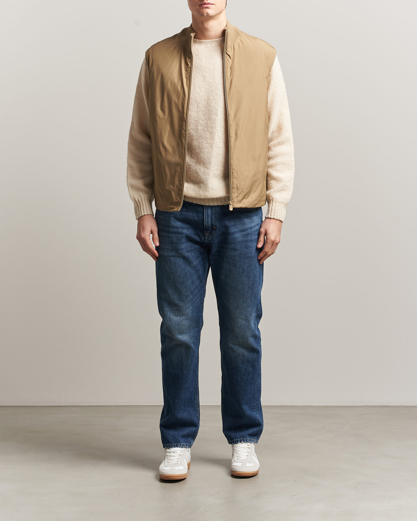 Heren | Gilets | Save The Duck | Orris Hybrid Vest Khaki Brown