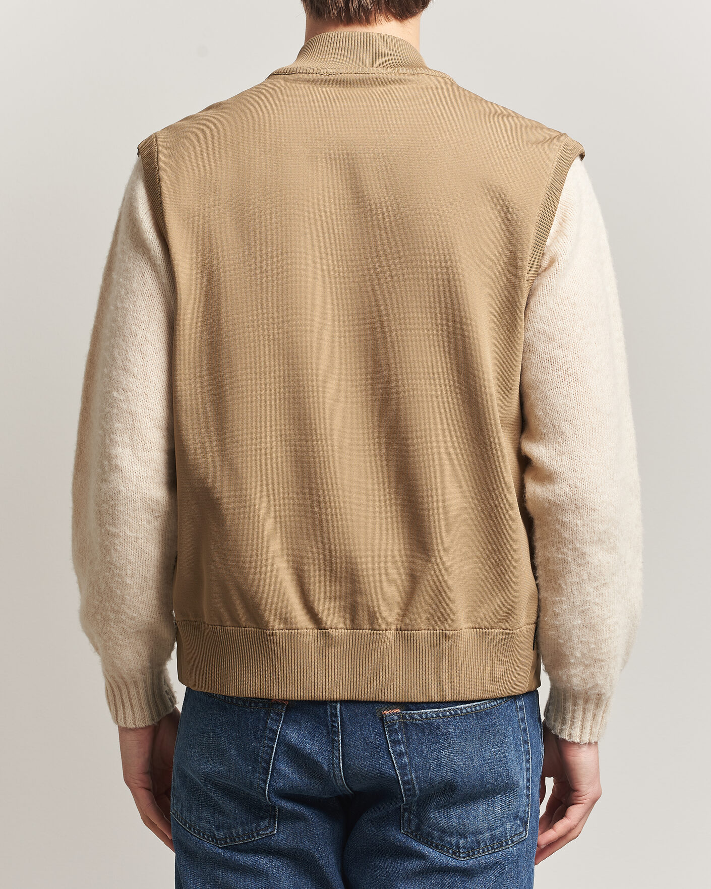 Heren | Gilets | Save The Duck | Orris Hybrid Vest Khaki Brown