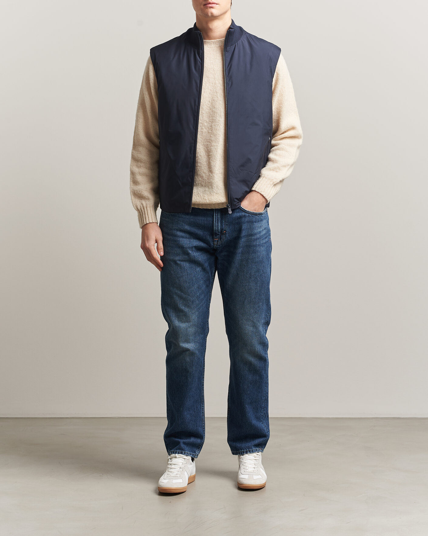 Heren | Gilets | Save The Duck | Orris Hybrid Vest Navy Blue