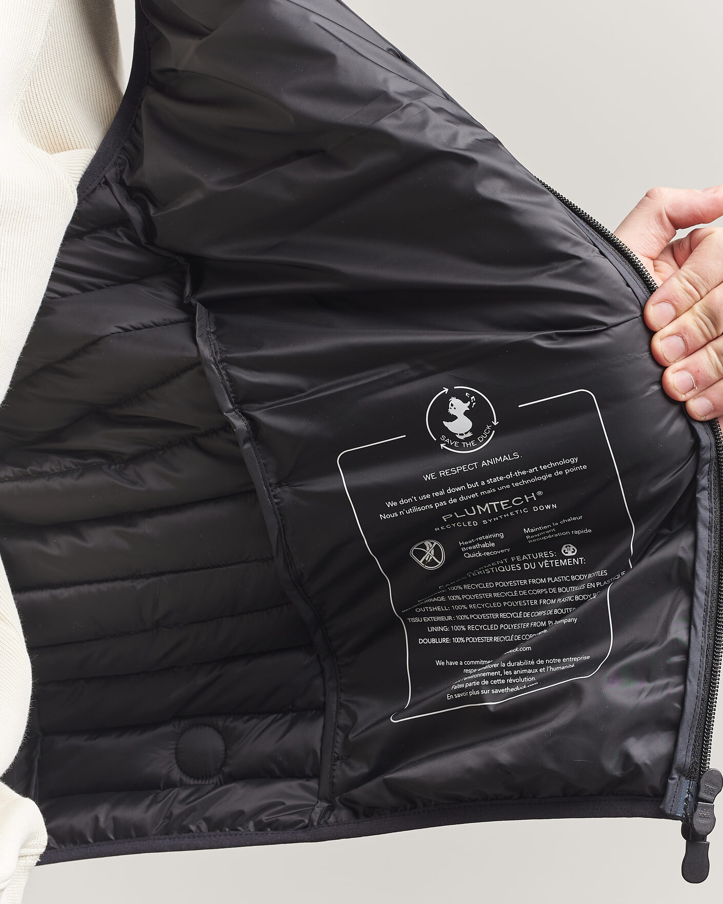 Heren | Gilets | Save The Duck | Dave Lightweight Padded Vest Black