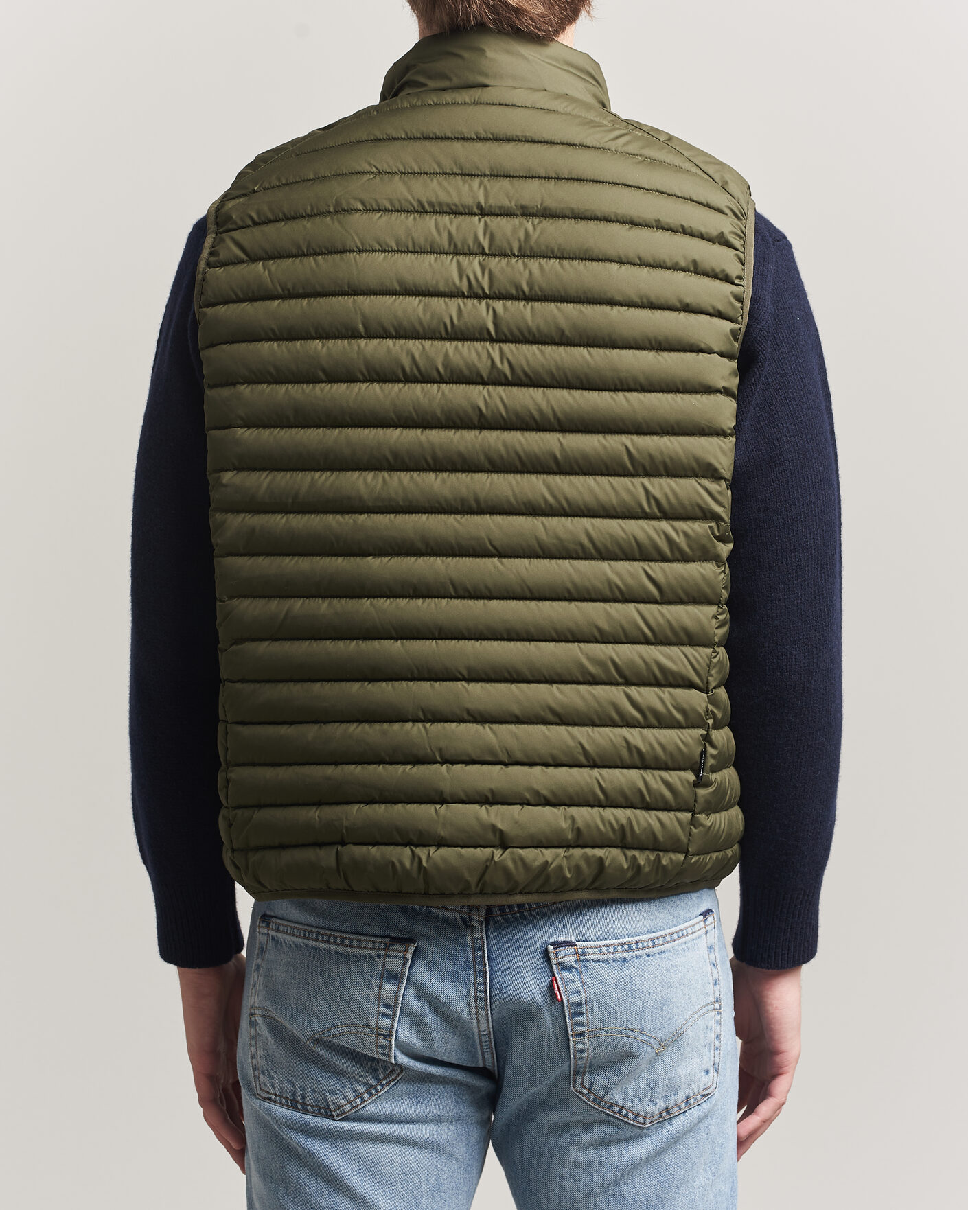 Heren | Gilets | Save The Duck | Dave Lightweight Padded Vest Snake Green