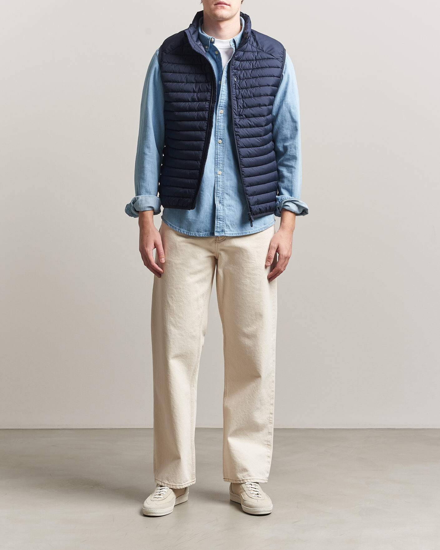 Heren | Gilets | Save The Duck | Dave Lightweight Padded Vest Navy Blue