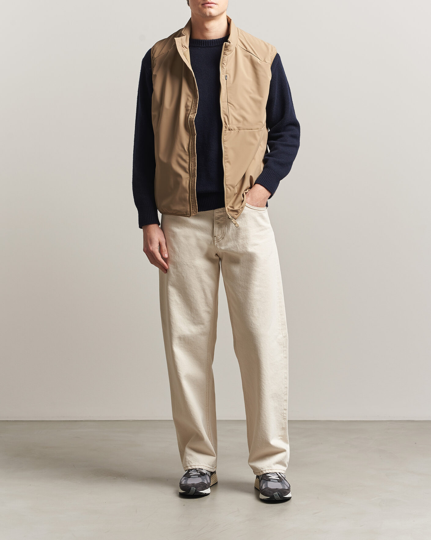 Heren | Gilets | Save The Duck | Joe Wind/Water Resistant Vest Khaki Brown