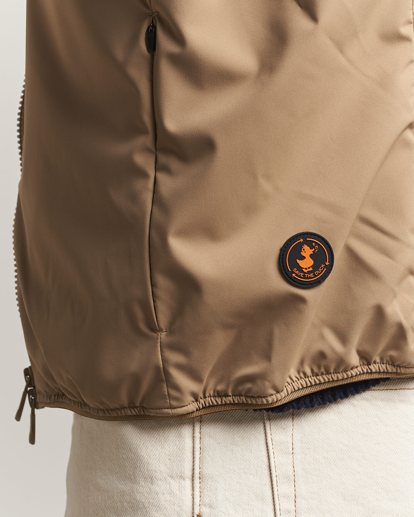 Heren | Gilets | Save The Duck | Joe Wind/Water Resistant Vest Khaki Brown