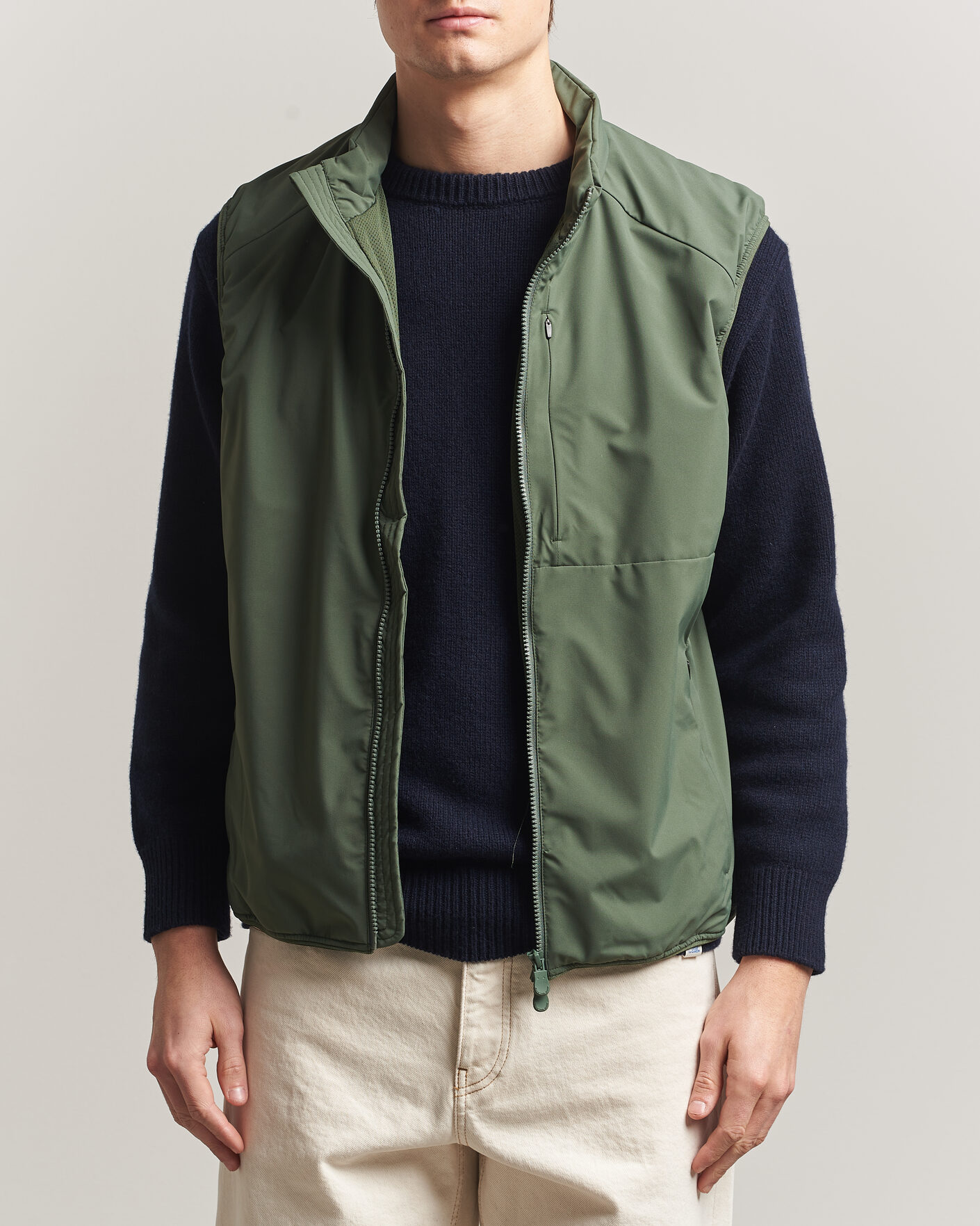 Heren | Gilets | Save The Duck | Joe Wind/Water Resistant Vest Thyme Green