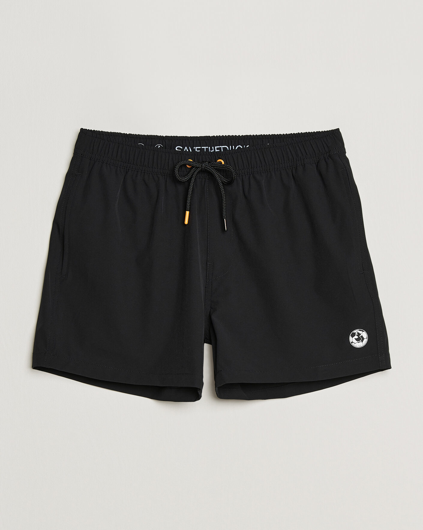 Heren | Zwembroek | Save The Duck | Plain Drawstring Swimshorts Black