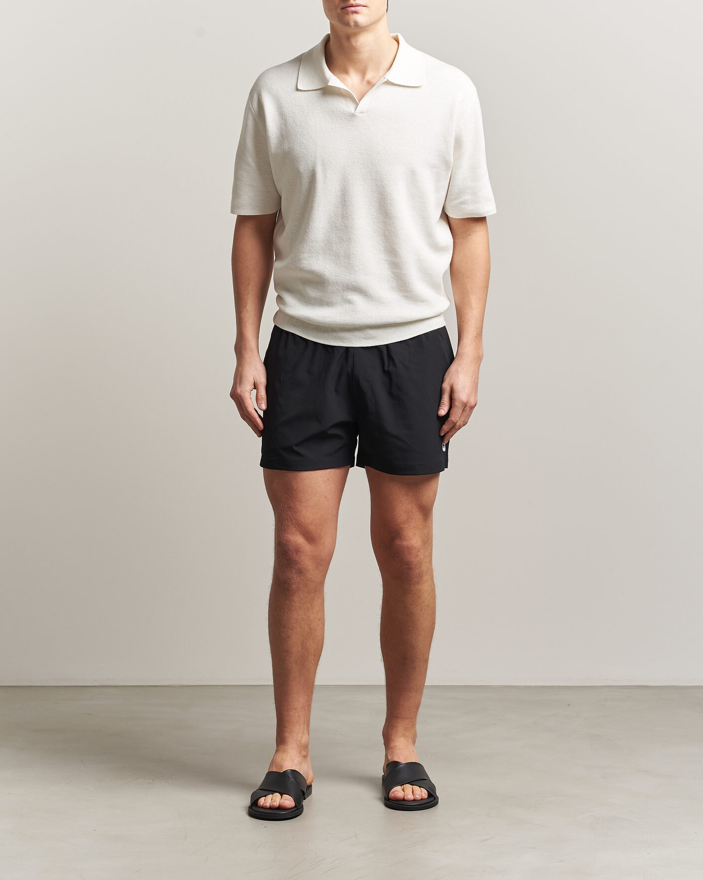 Heren | Zwembroek | Save The Duck | Plain Drawstring Swimshorts Black