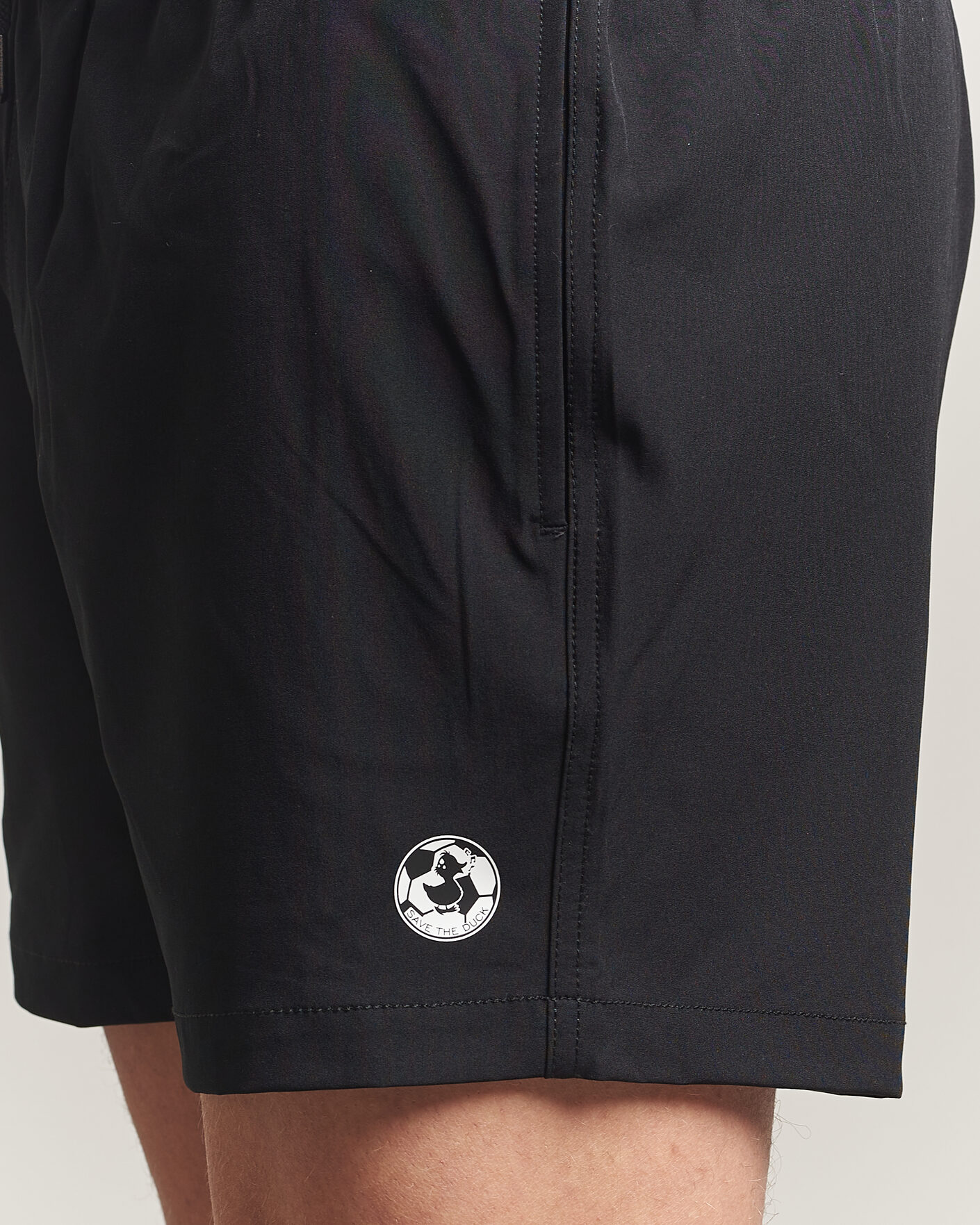 Heren | Zwembroek | Save The Duck | Plain Drawstring Swimshorts Black