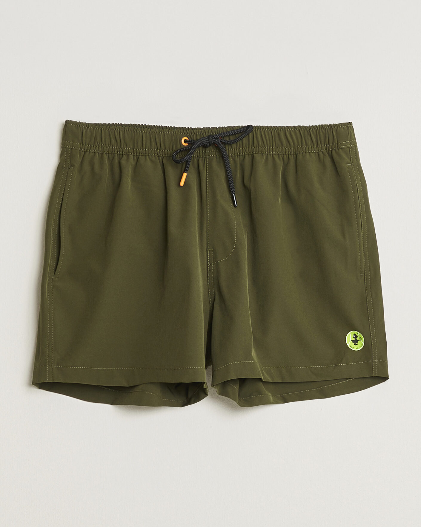 Heren | Zwembroek | Save The Duck | Plain Drawstring Swimshorts Snake Green