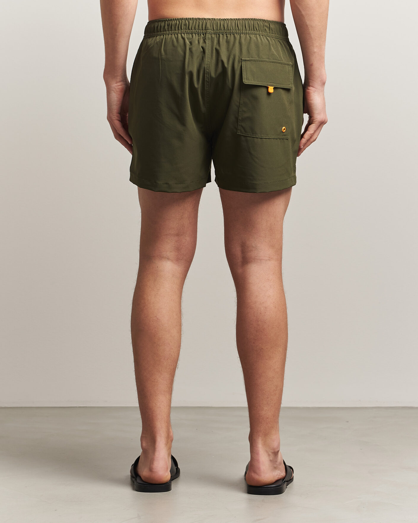 Heren | Zwembroek | Save The Duck | Plain Drawstring Swimshorts Snake Green