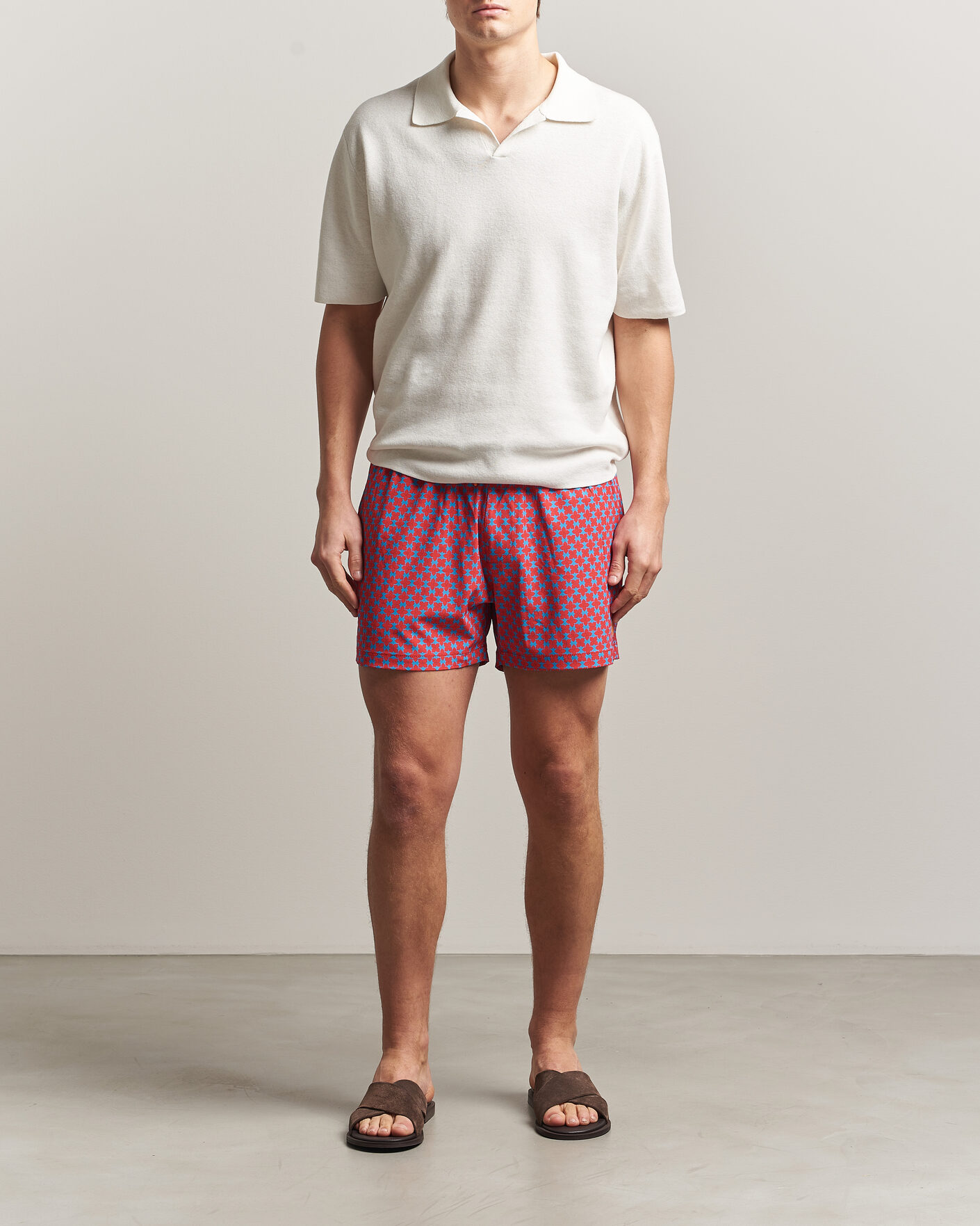 Heren | Zwembroek | Save The Duck | Printed Drawstring Swimshorts Geometrical Flowers