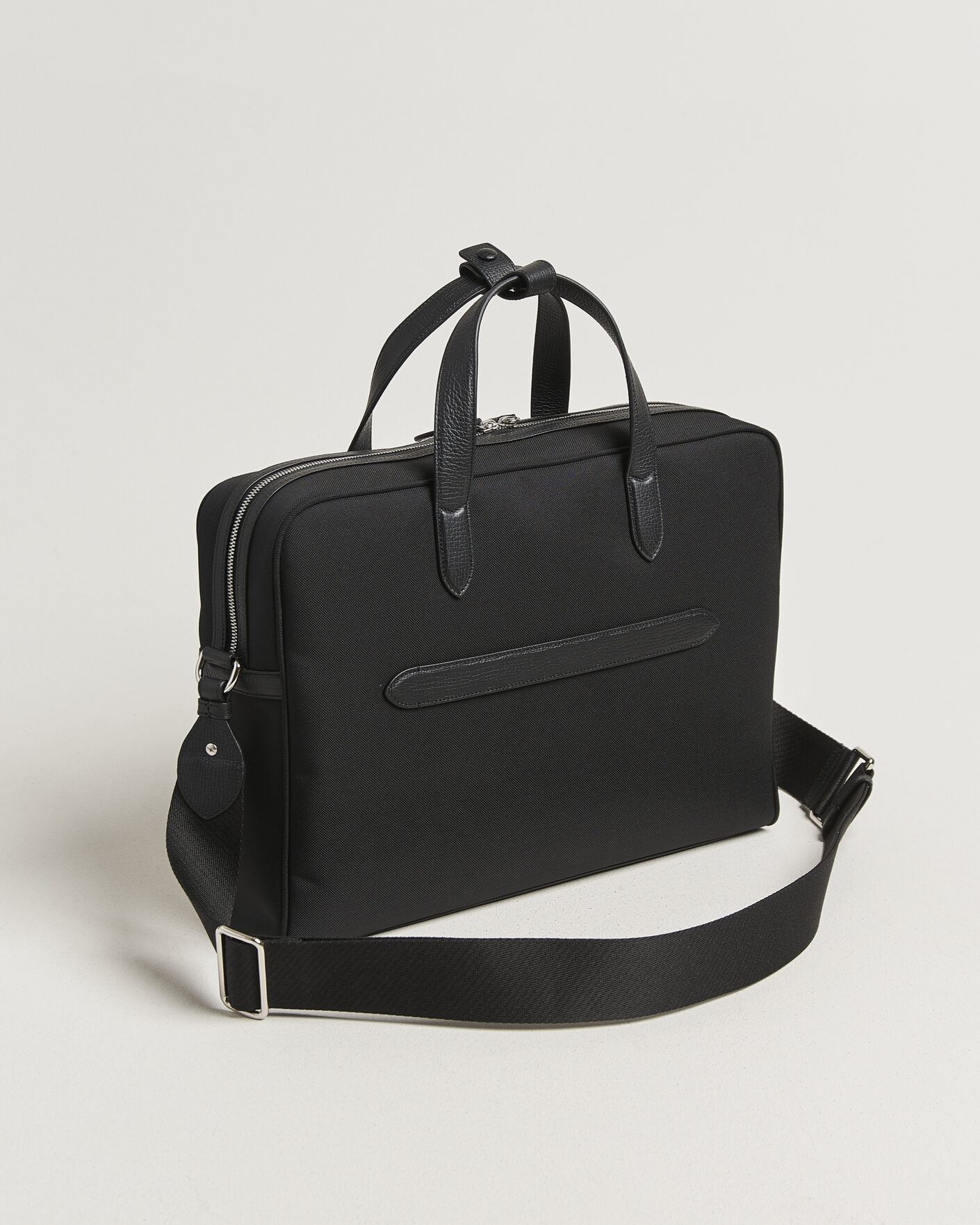Heren | Tassen | Smythson | Canvas Norton Briefcase Black