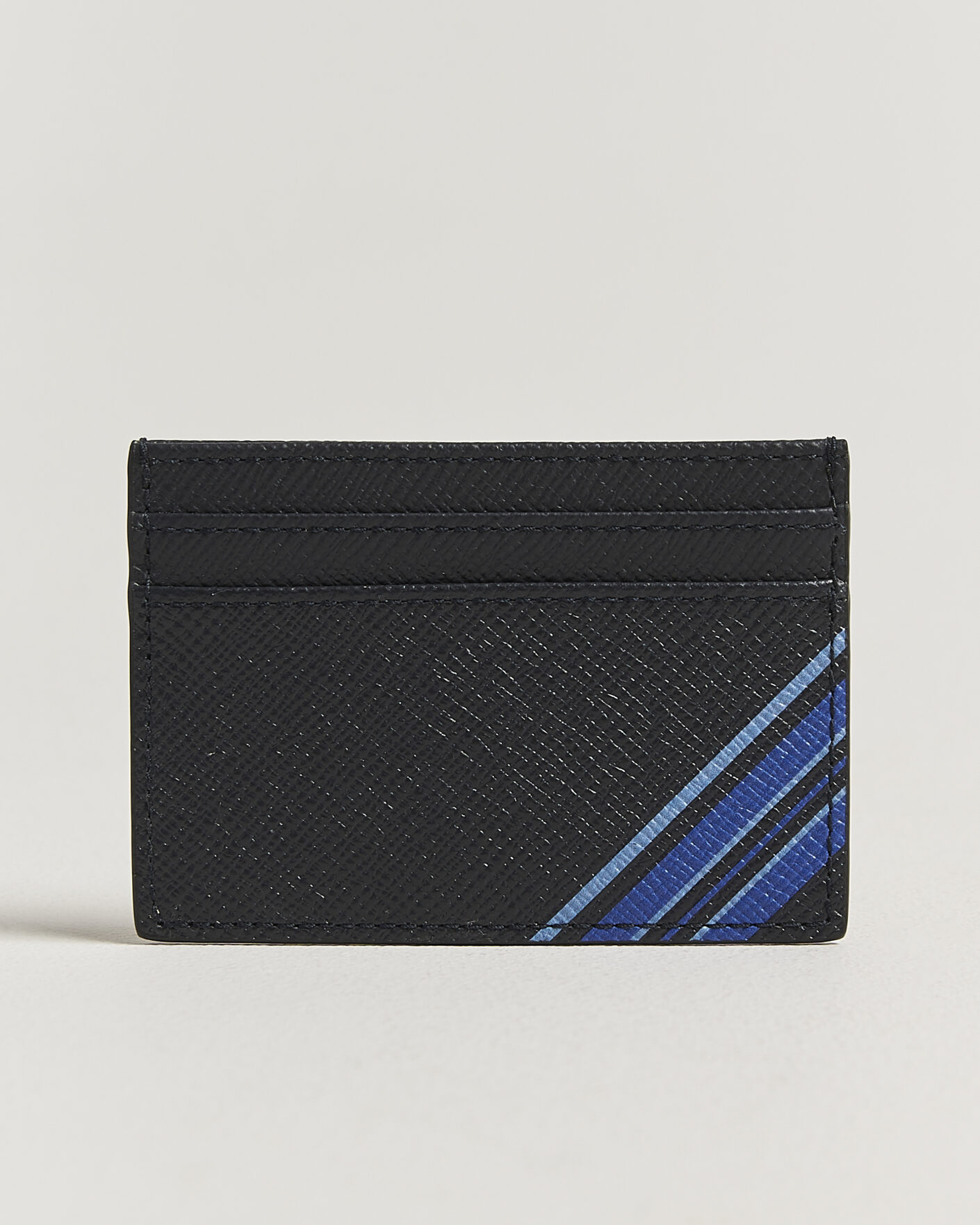Heren | Portemonnees | Smythson | Panama Flat Cardholder  Navy