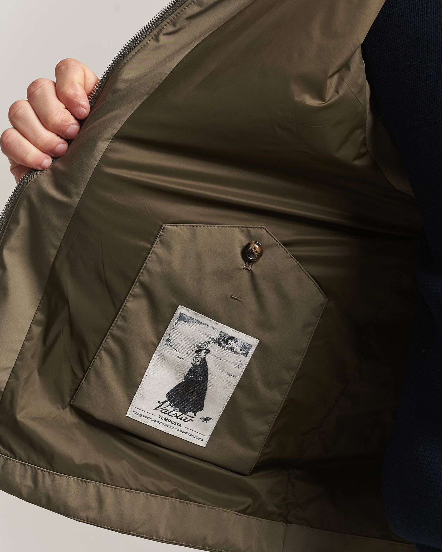 Heren | Gilets | Valstar | Nylon Zip Vest Military