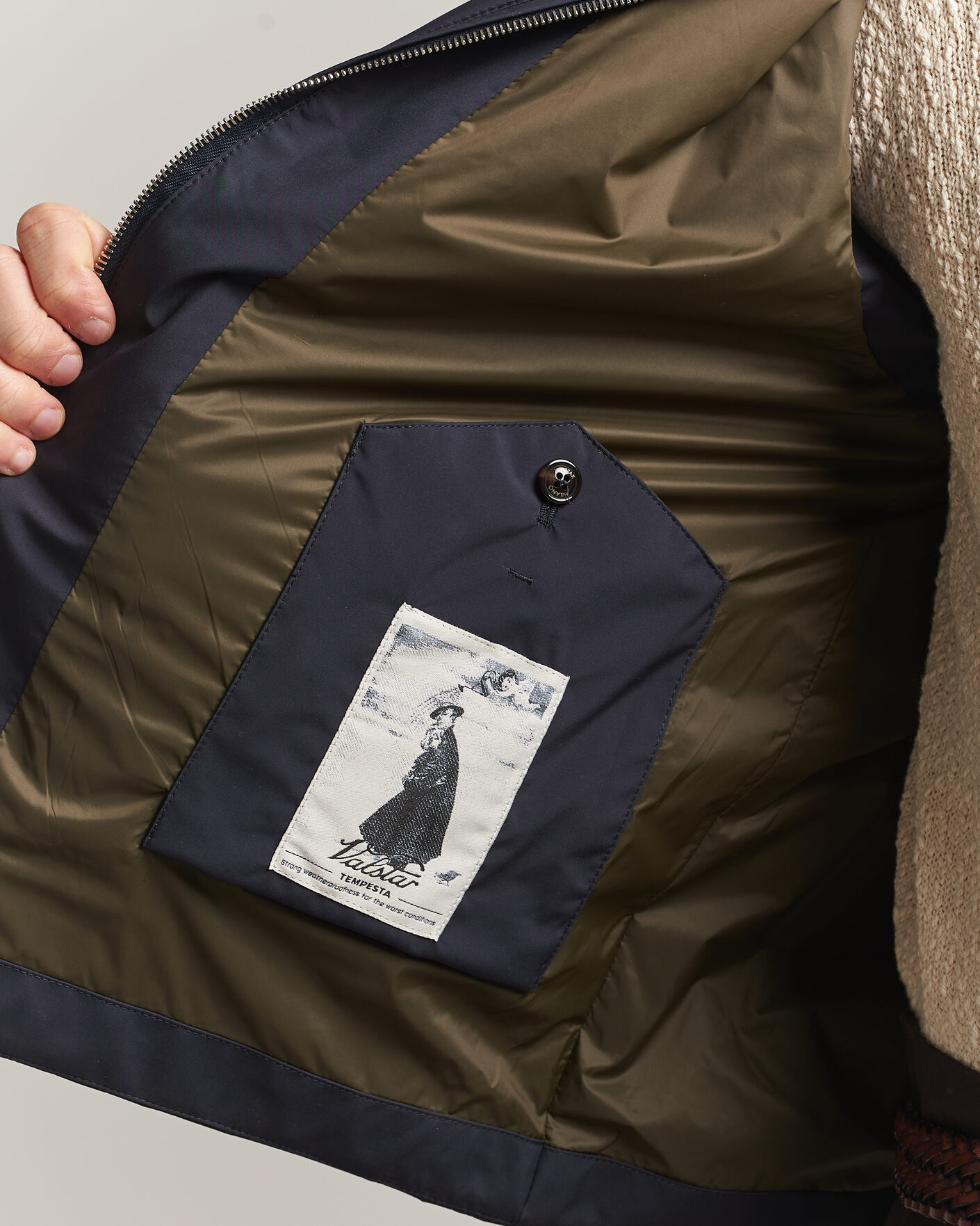 Heren | Gilets | Valstar | Nylon Zip Vest Navy