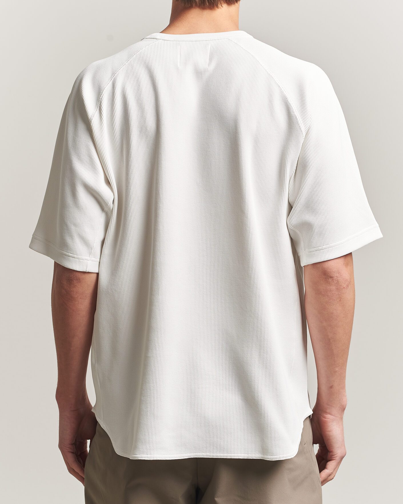 Heren | T-shirts | Snow Peak | Dry Waffle T-Shirt Off White