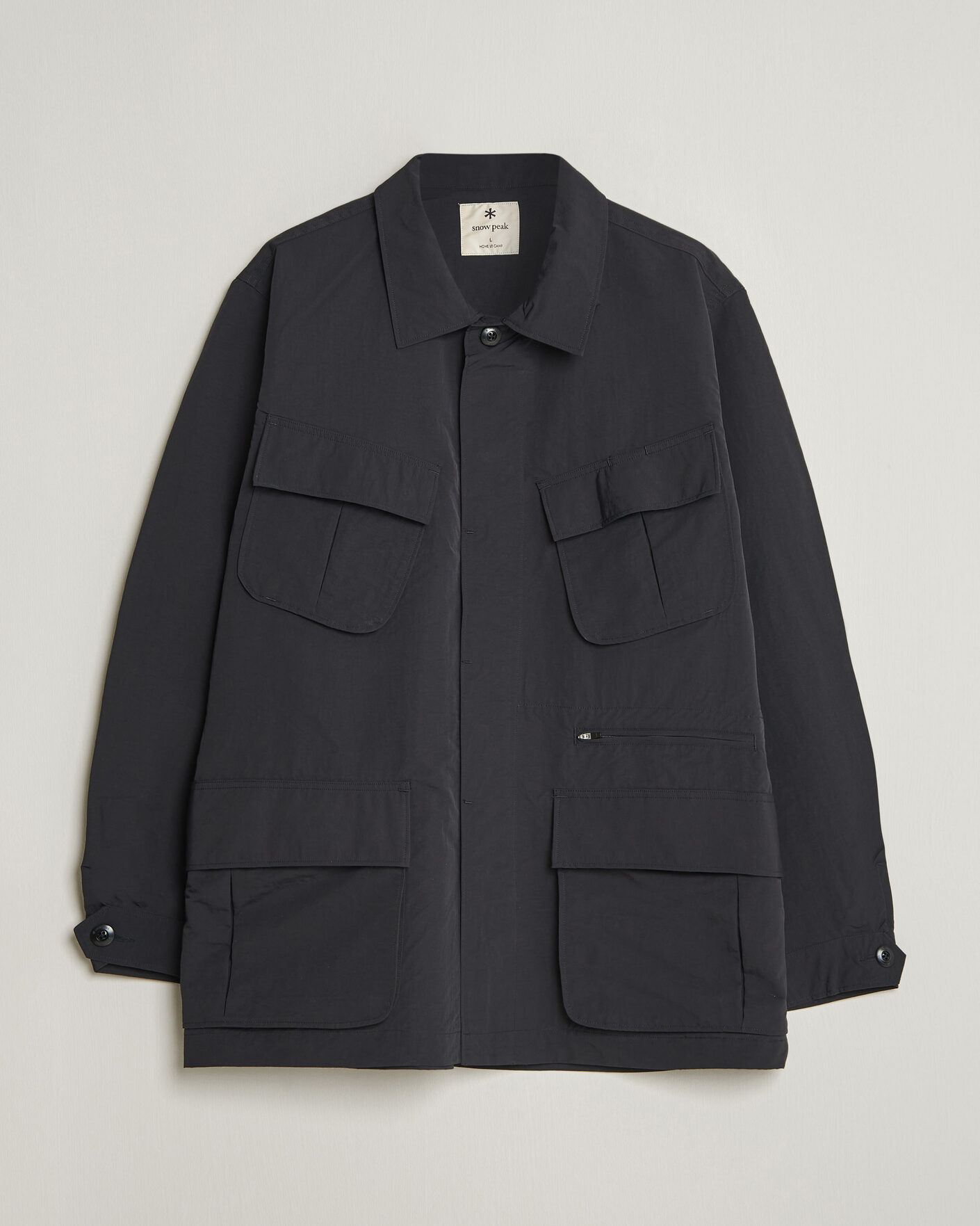 Heren | Jassen | Snow Peak | Nylon Washer Jacket Black