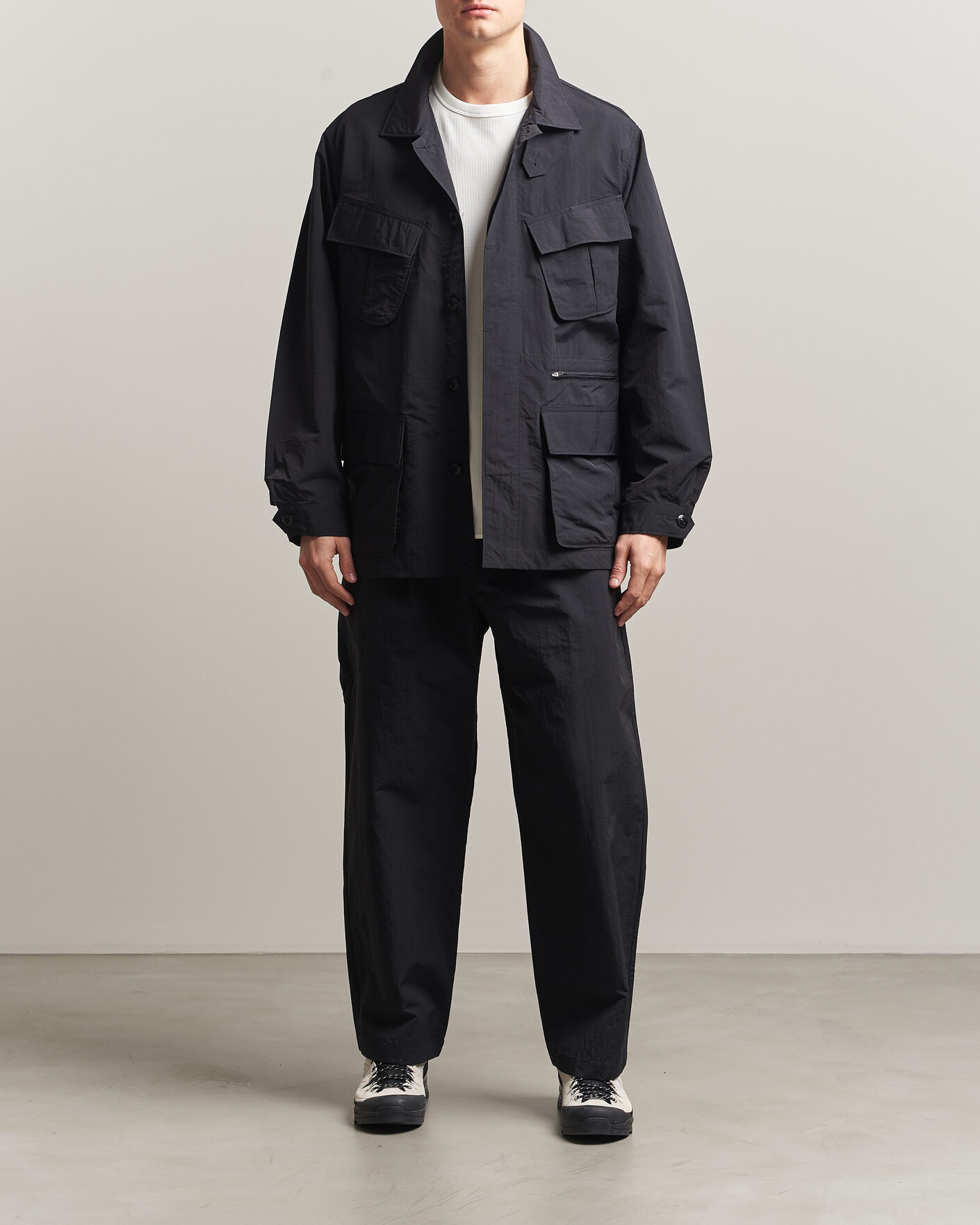 Heren | Jassen | Snow Peak | Nylon Washer Jacket Black