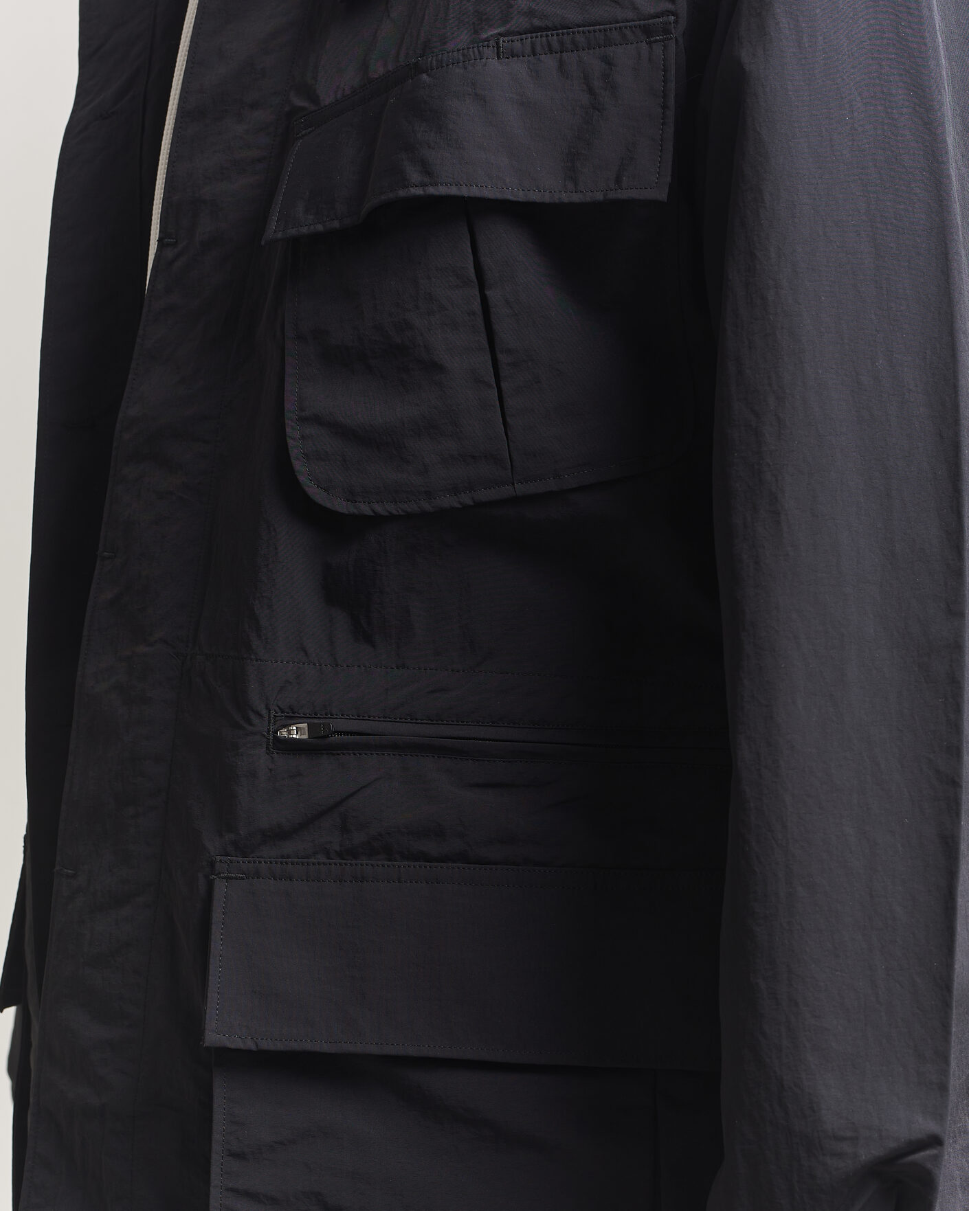 Heren | Jassen | Snow Peak | Nylon Washer Jacket Black